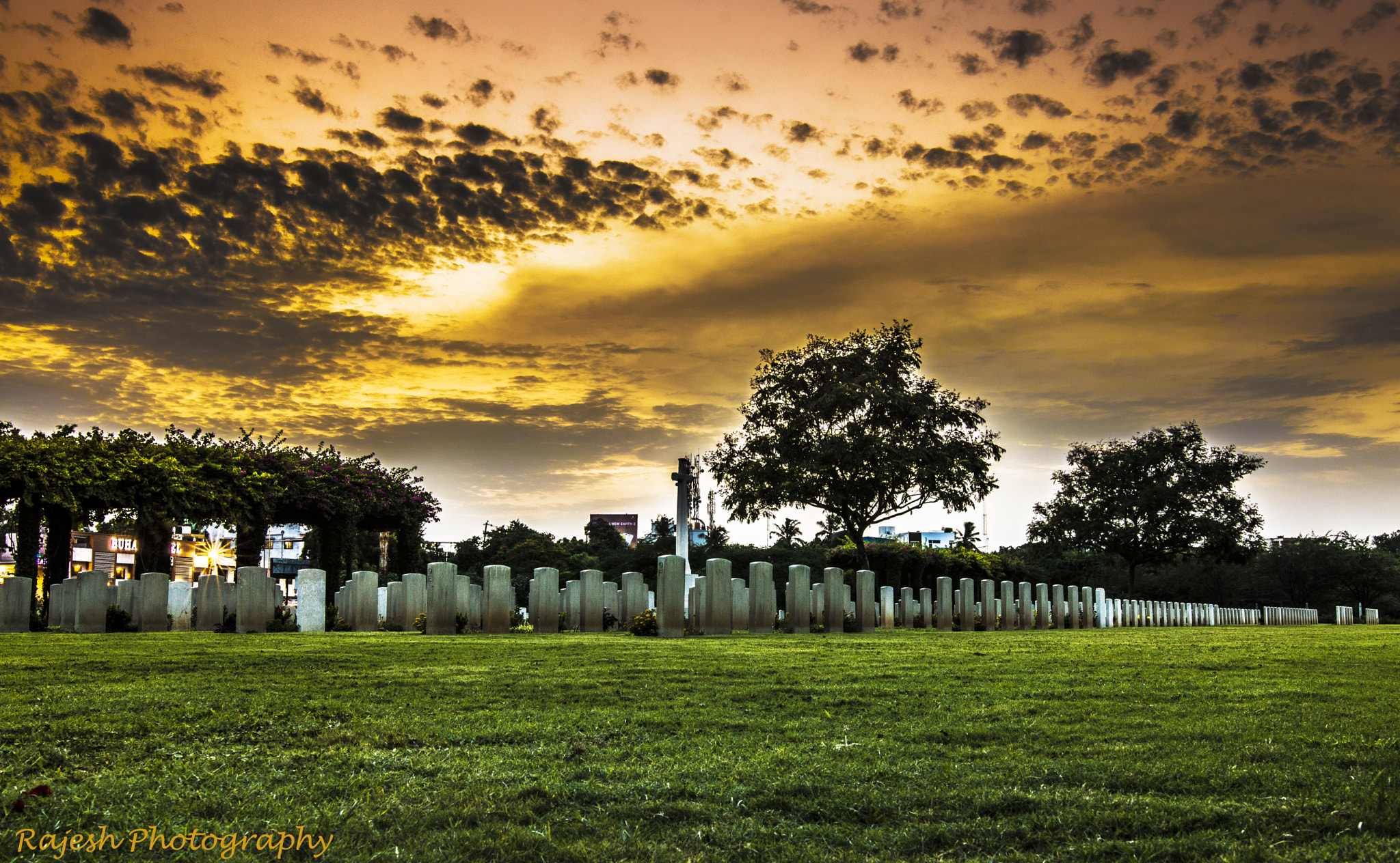 Nikon D3200 + Sigma 18-35mm F1.8 DC HSM Art sample photo. Madras war cemetery  photography