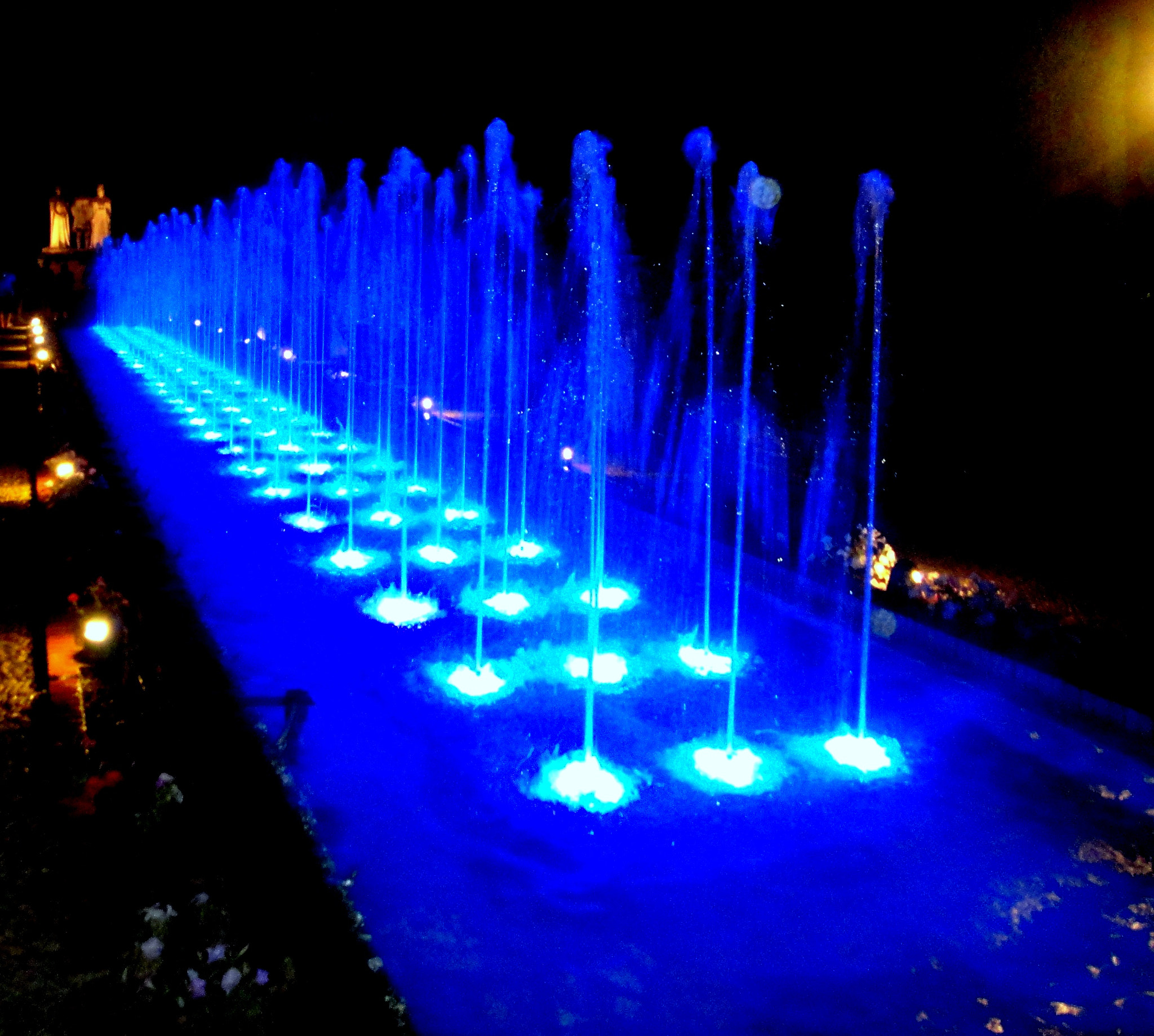 Sony DSC-T110 sample photo. Garden de los reyes  light show in cordoba photography