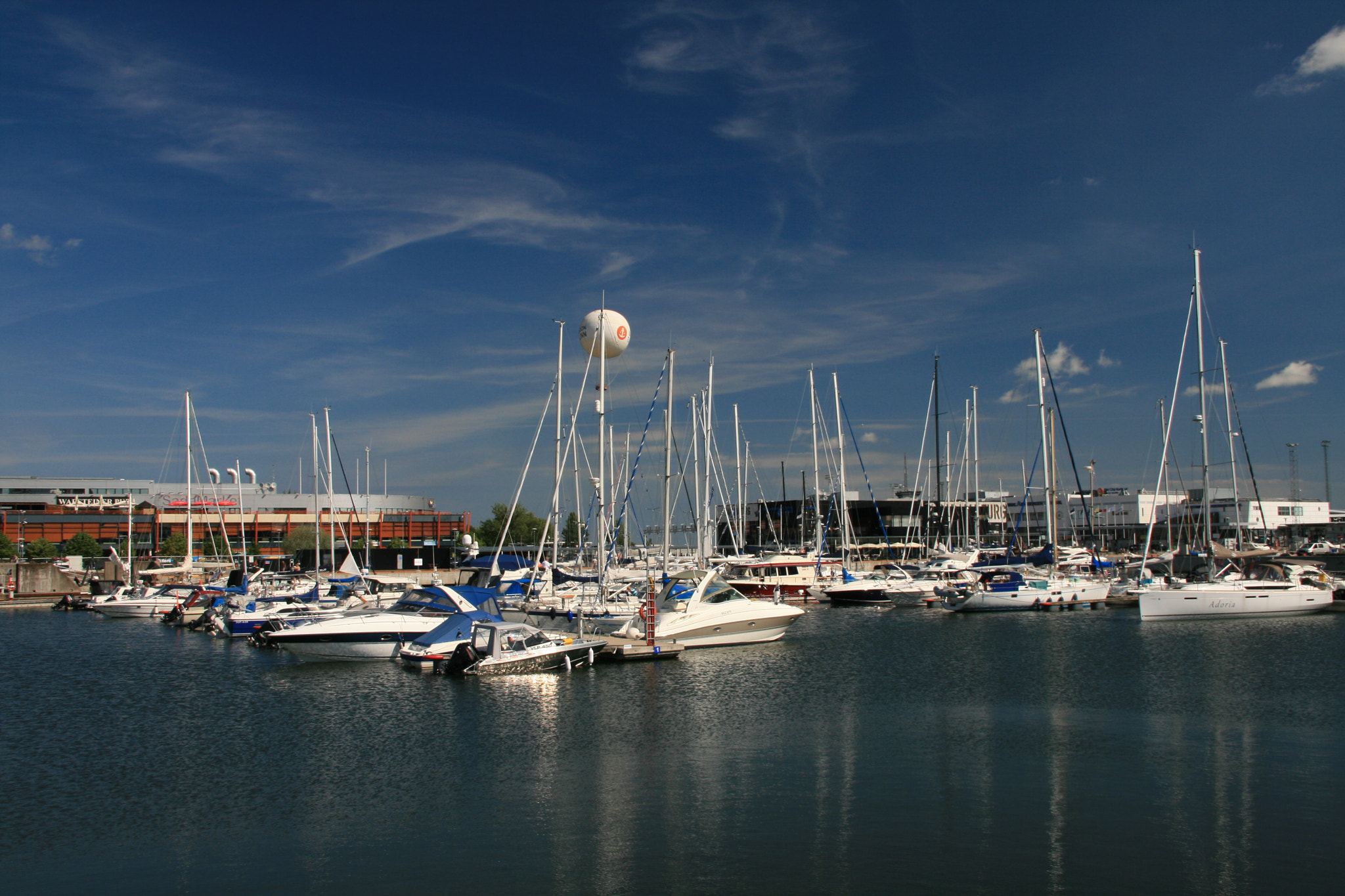 Sigma 18-125mm F3.8-5.6 DC OS HSM sample photo. Tallinn marina photography