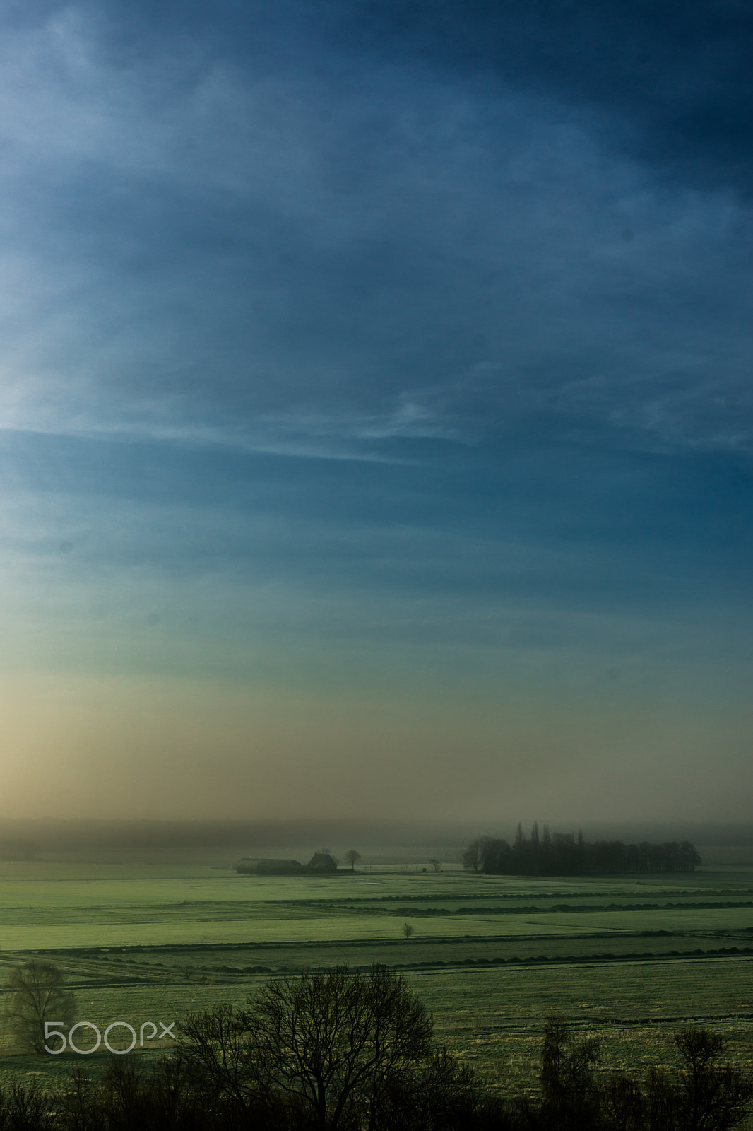 Sony SLT-A65 (SLT-A65V) + Tamron SP 24-70mm F2.8 Di VC USD sample photo. Foggy landscape photography