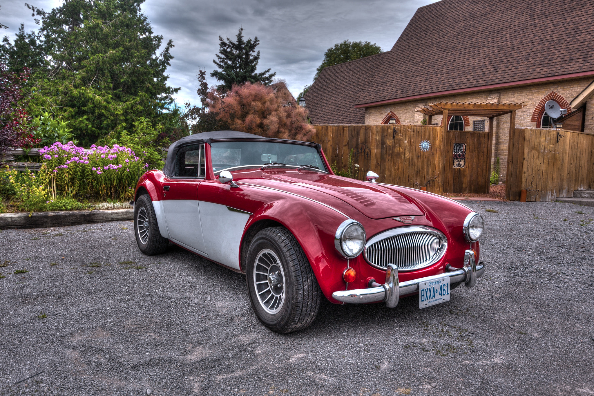 Tokina AT-X 11-20mm F2.8 PRO DX sample photo. Austin healy 3000  mk iii photography