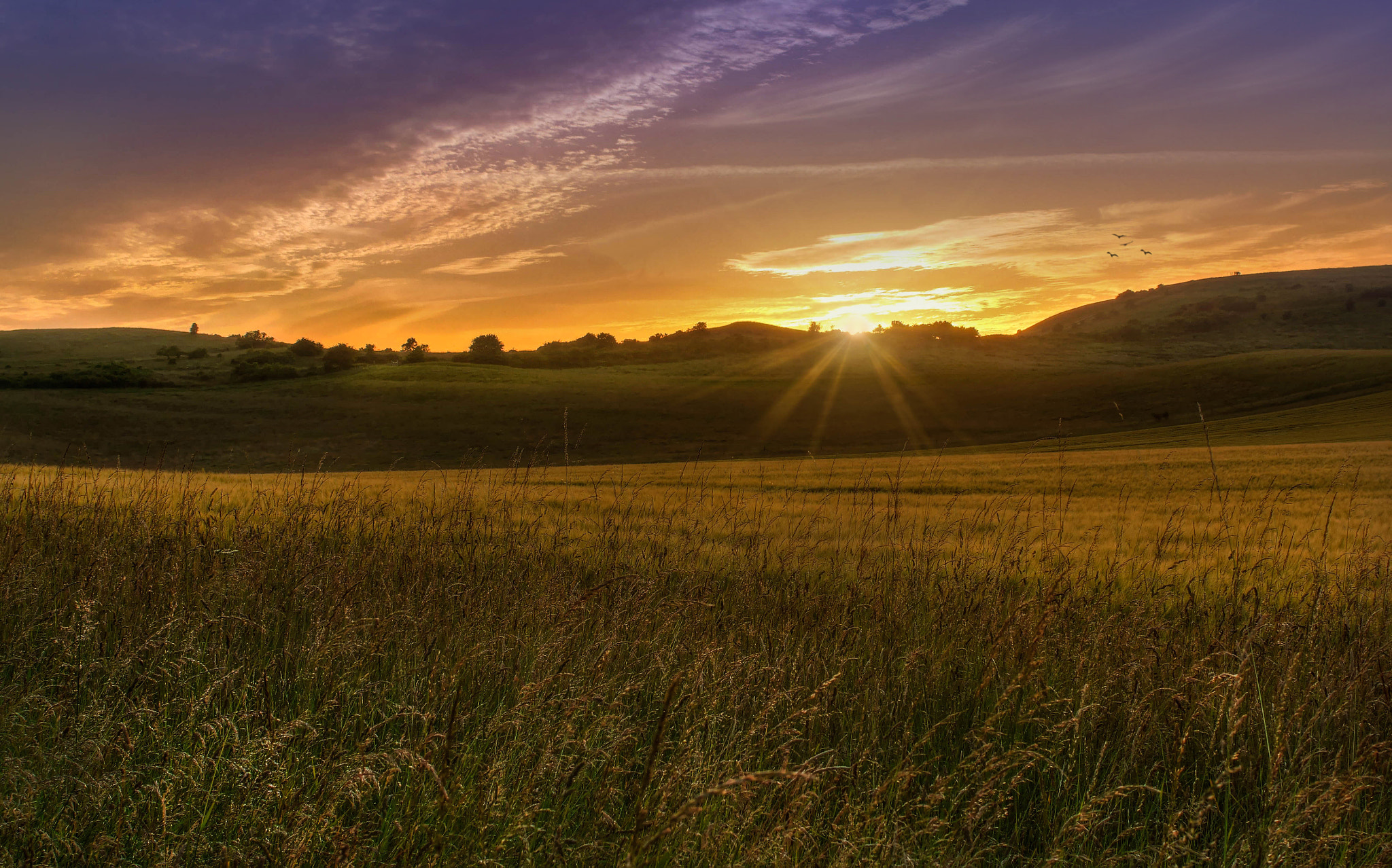 Panasonic Lumix DMC-GF6 + Sigma 30mm F2.8 DN Art sample photo. Sunset photography