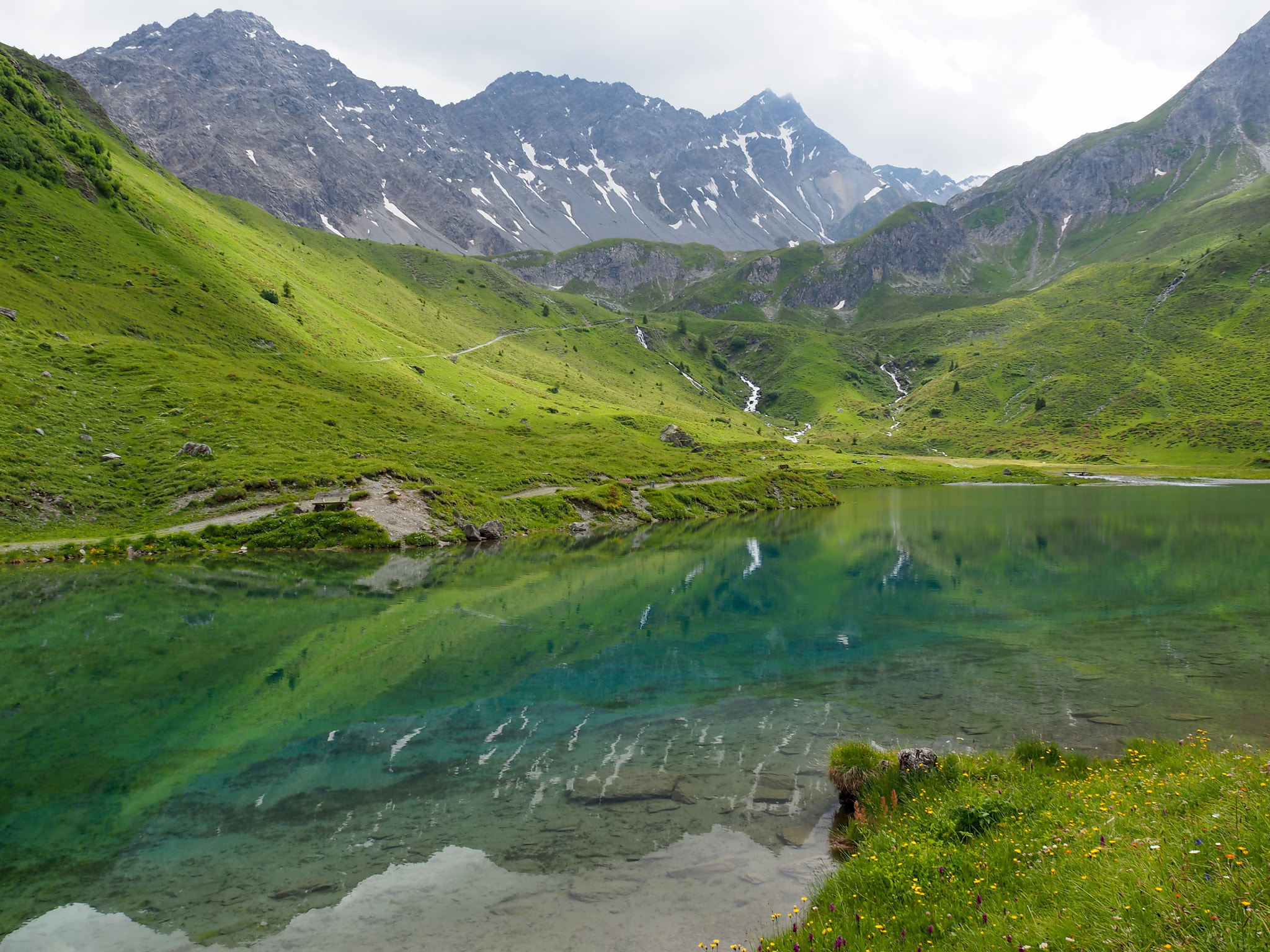 Olympus M.Zuiko Digital ED 14-150mm F4-5.6 sample photo. Schwellisee, arosa switzerland photography