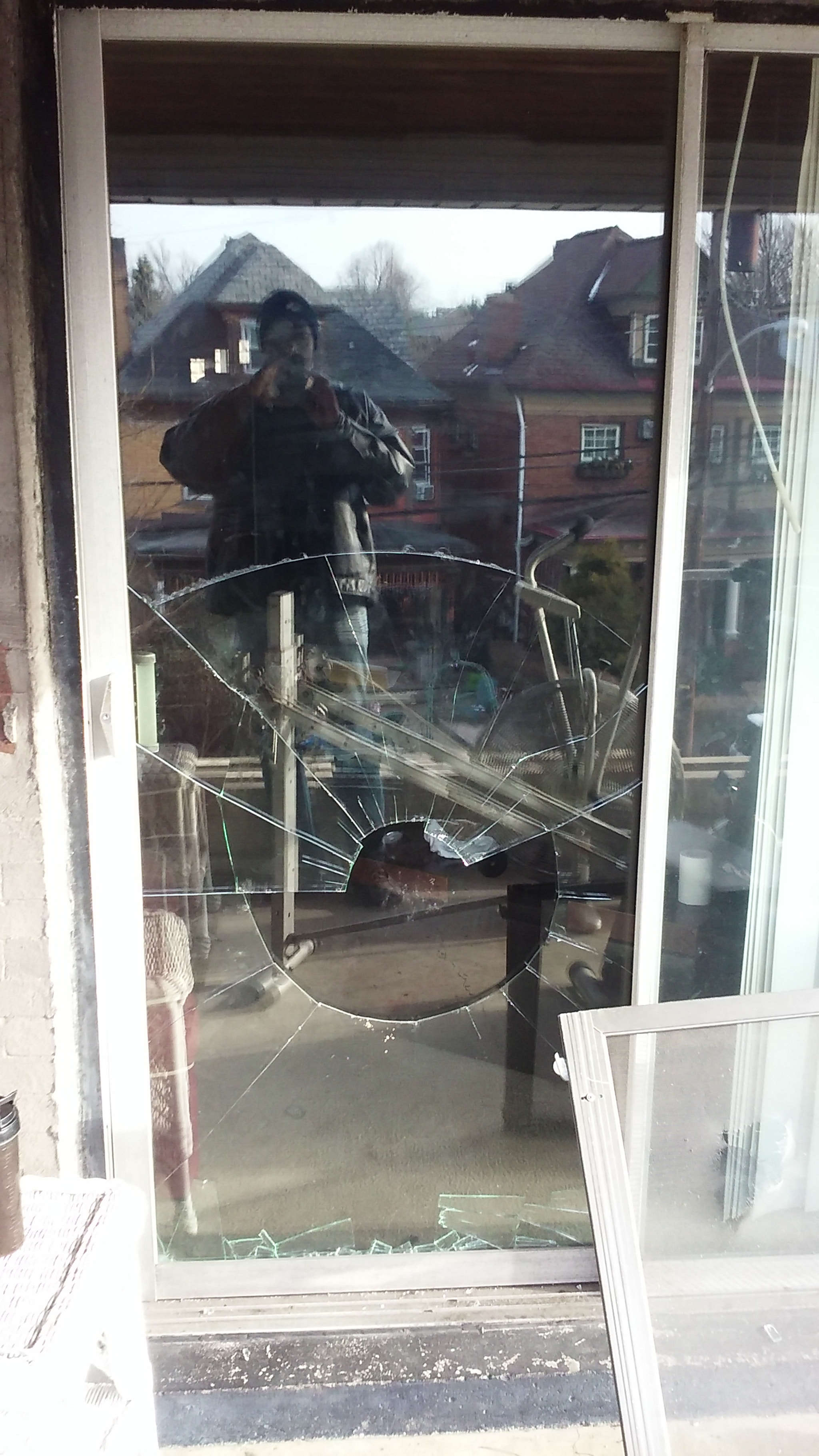 LG LEON 4G LTE sample photo. Shattered photography