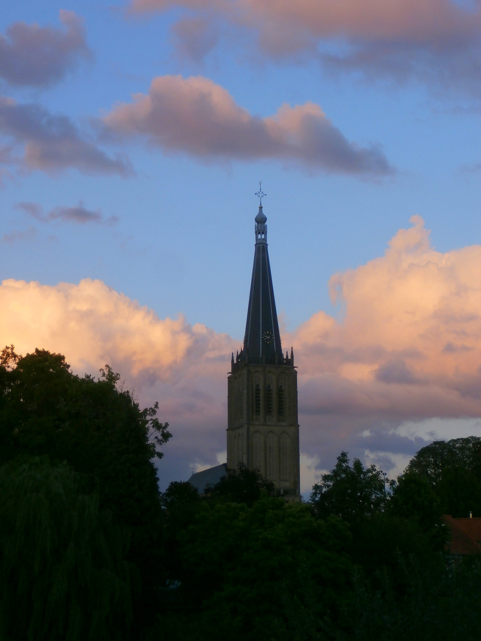 Olympus VR340,D750 sample photo. Church of doesburg. photography