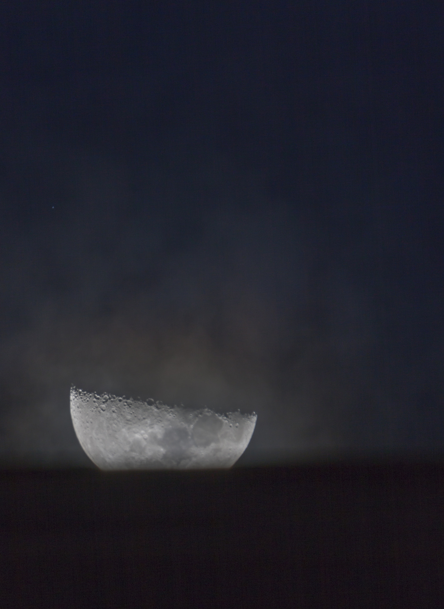 Tamron SP 150-600mm F5-6.3 Di VC USD sample photo. Moonset photography