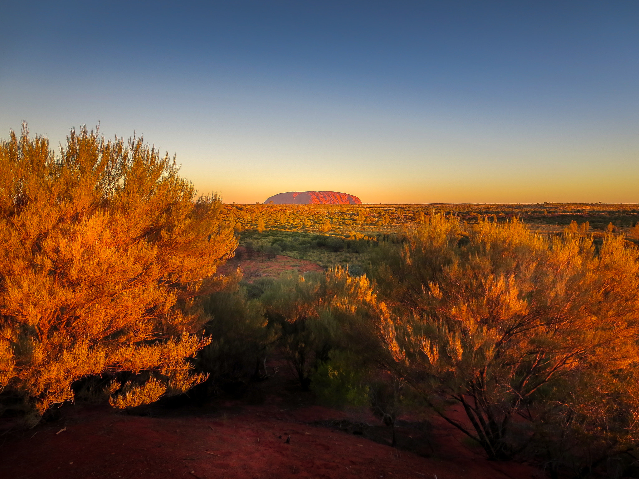 Canon PowerShot ELPH 330 HS (IXUS 255 HS / IXY 610F) sample photo. Uluru at sunset photography