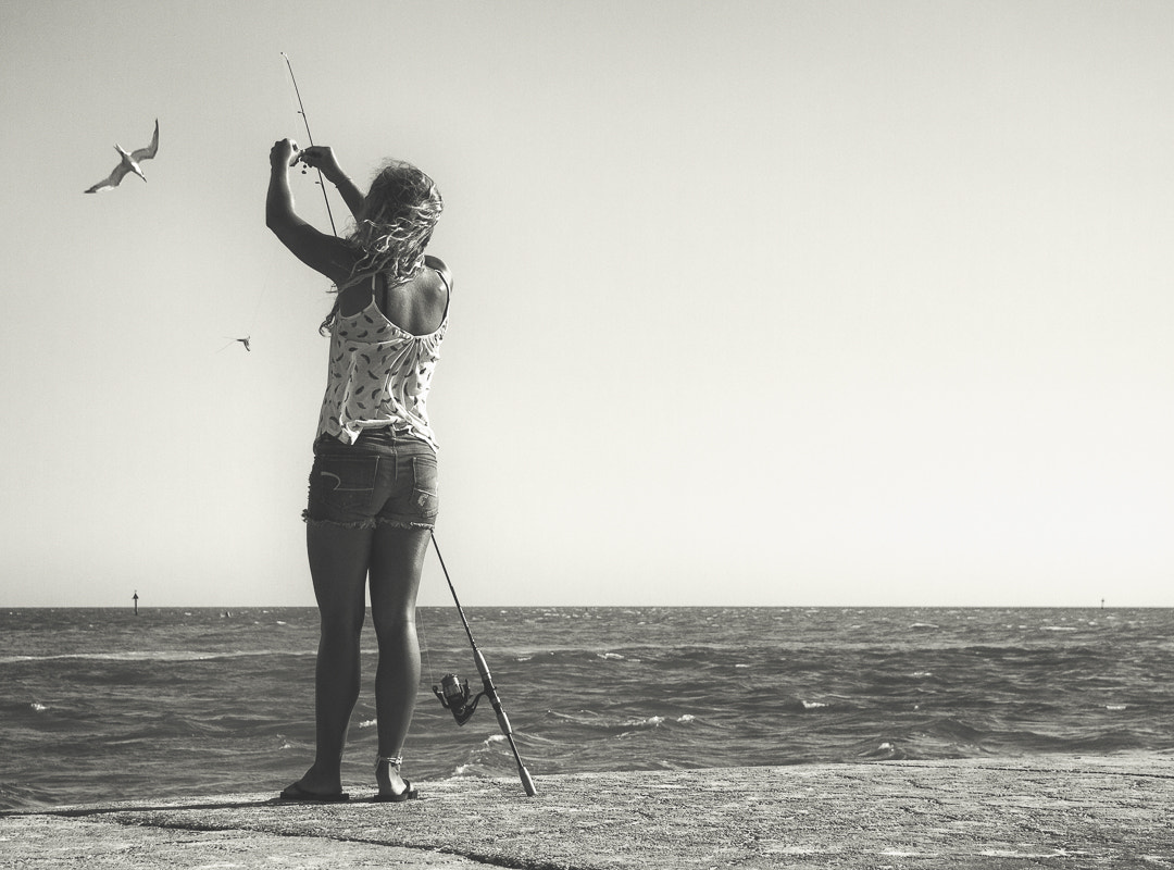 Olympus PEN E-P3 sample photo. Gone fish photography