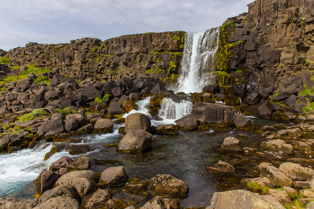 Öxarárfoss by Marc Salm on 500px.com
