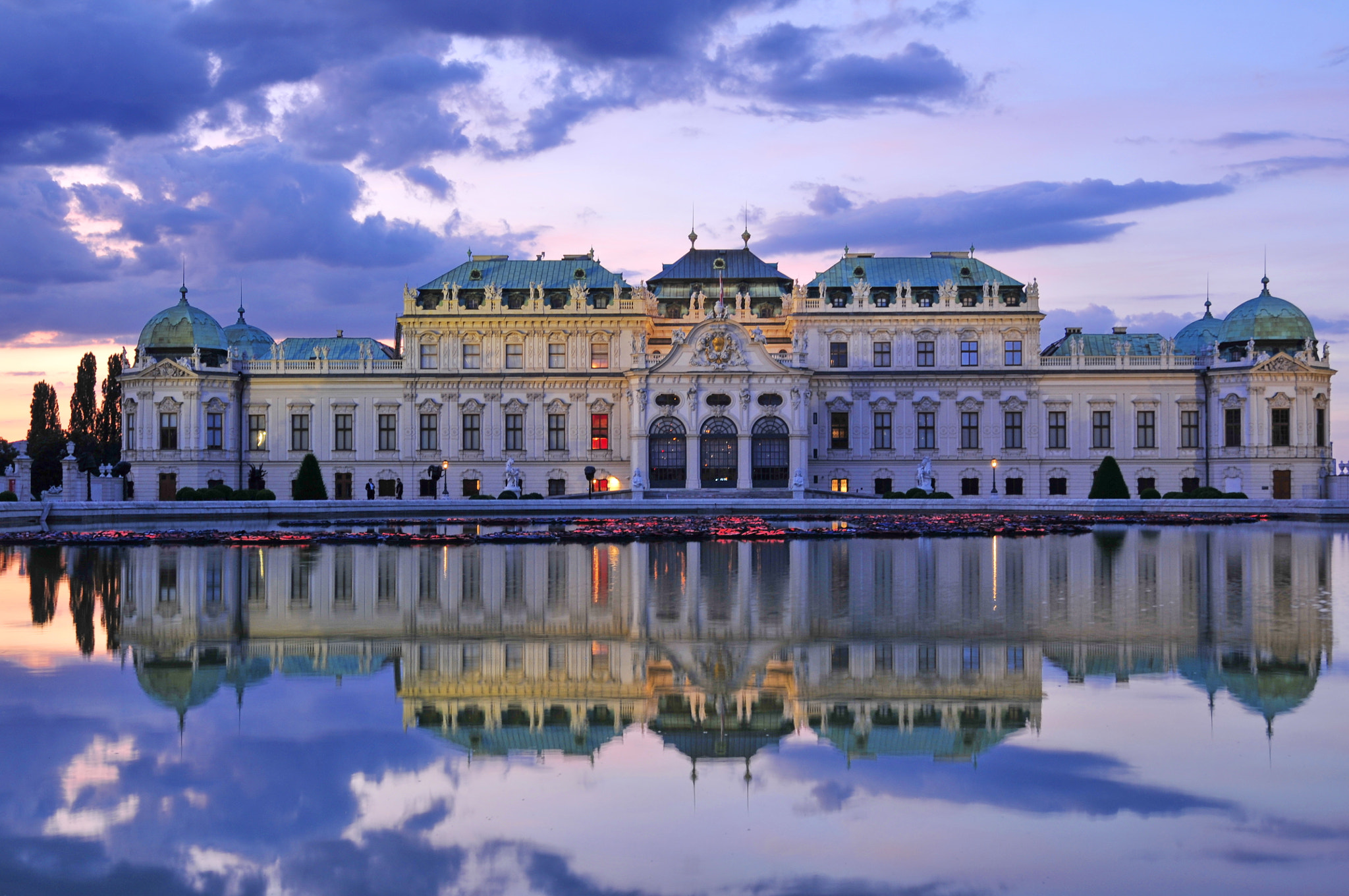 Nikon AF-S Nikkor 16-35mm F4G ED VR sample photo. Belvedere palast , viena photography