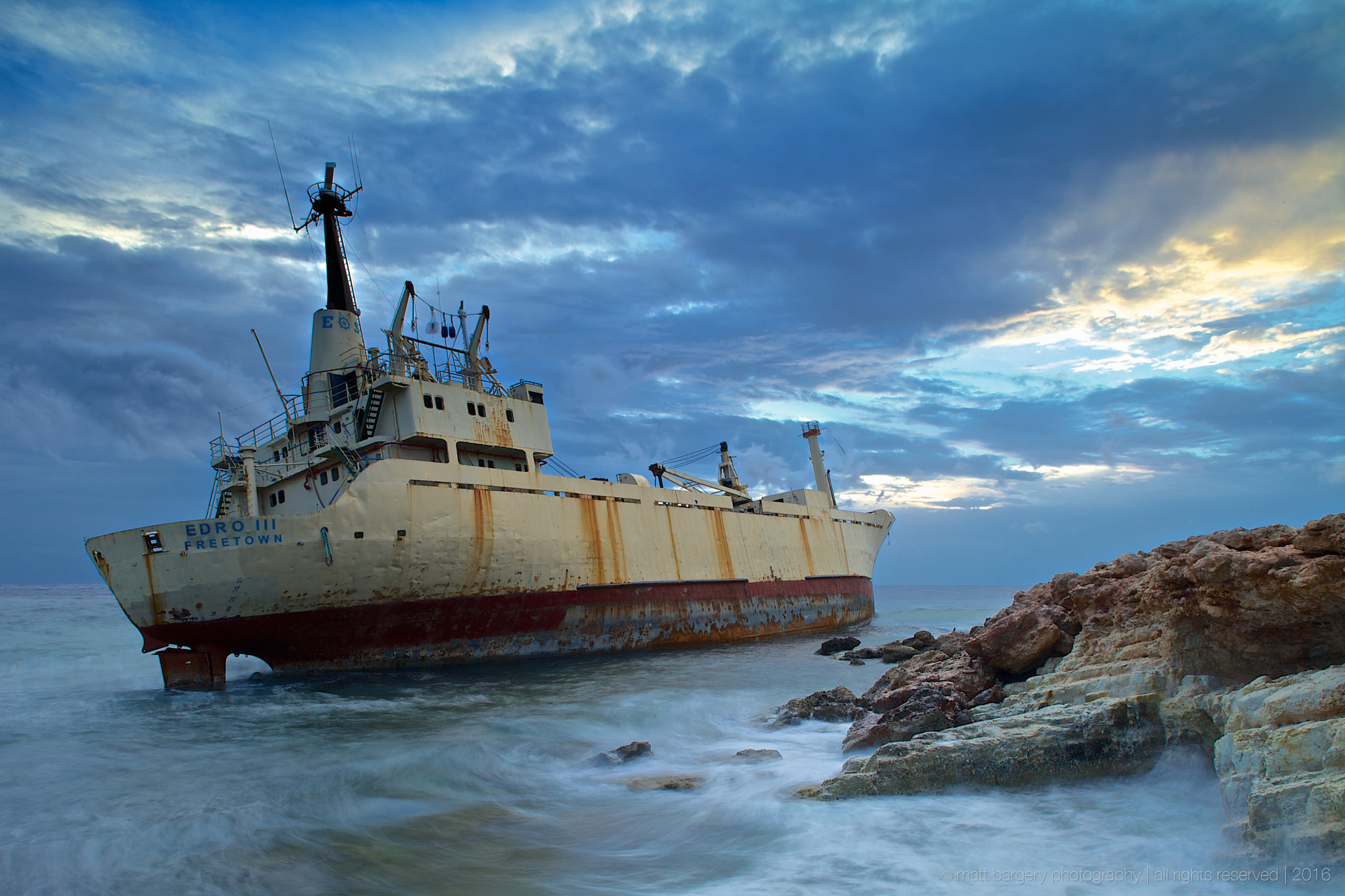 Canon TS-E 24mm f/3.5L sample photo. Cyprus shipwreck photography