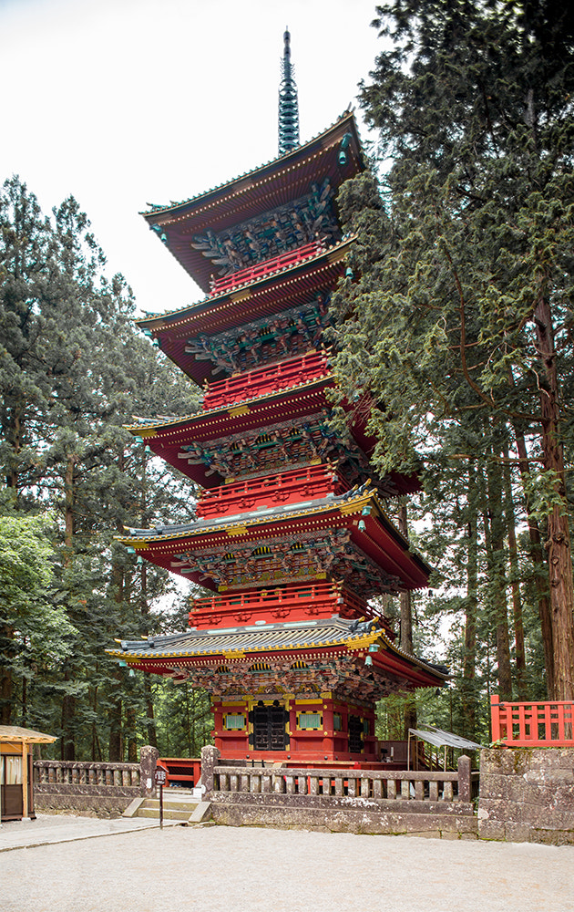 Canon EOS 6D + Canon TS-E 24mm f/3.5L sample photo. Nikko tower of power photography