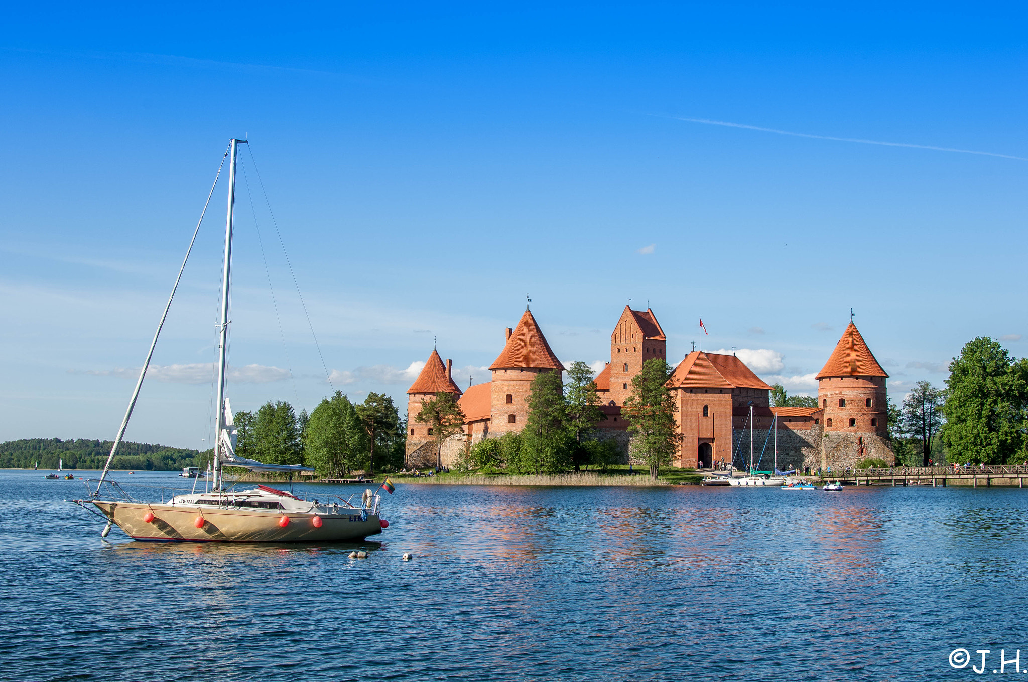 Nikon D2X sample photo. Trakai poland photography