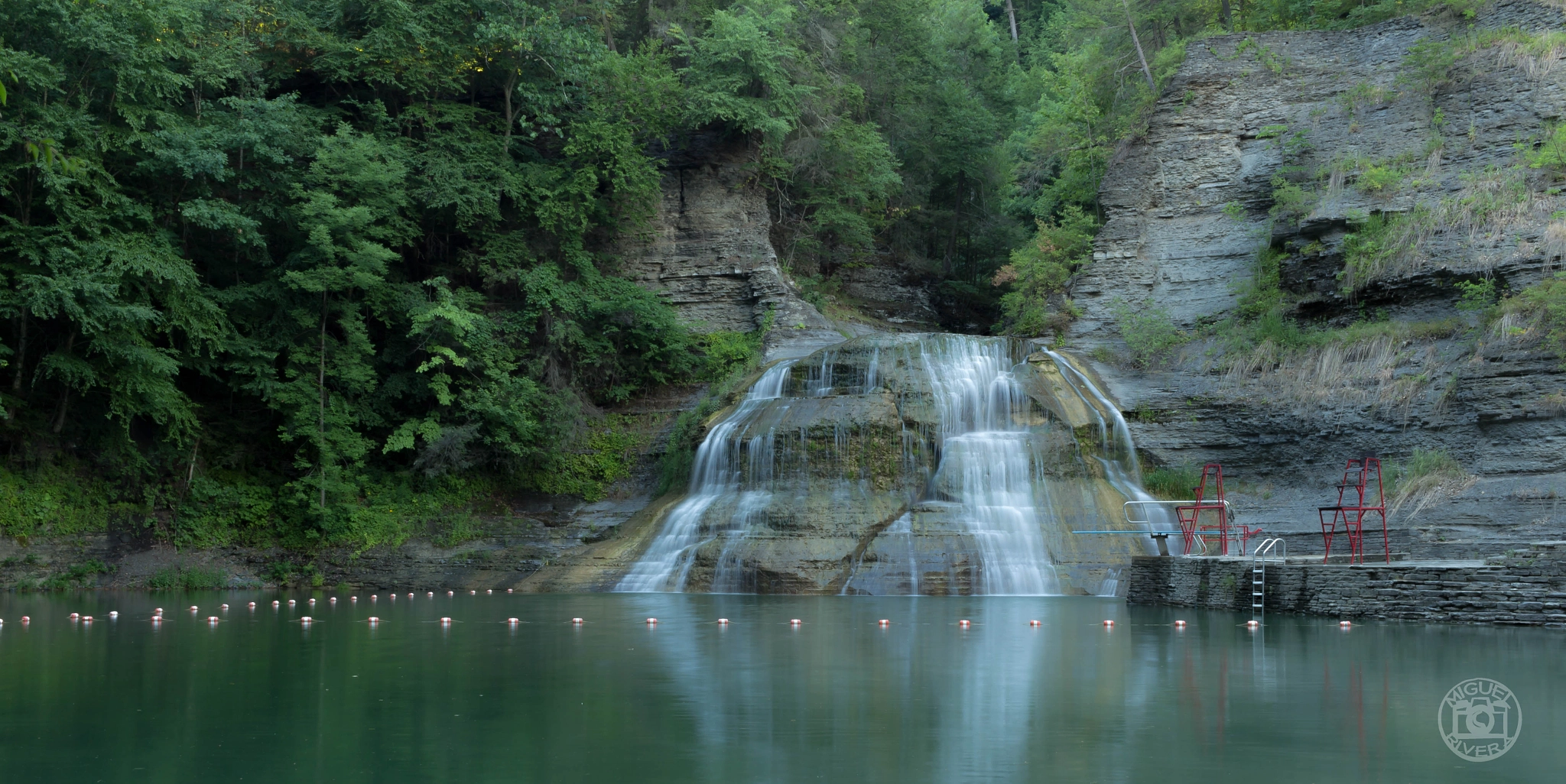 Canon EOS 100D (EOS Rebel SL1 / EOS Kiss X7) sample photo. Robert h. treman state park water falls photography
