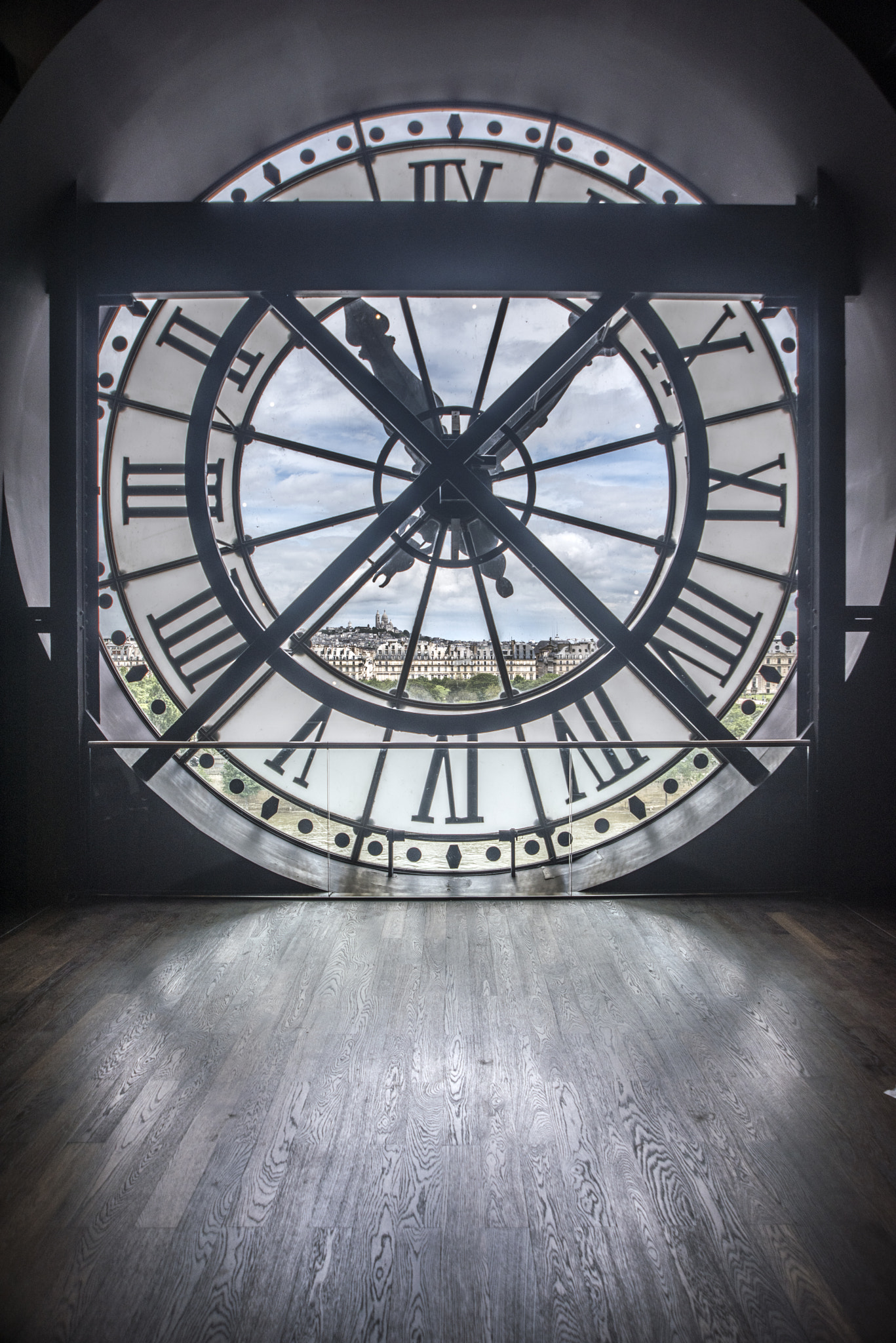 Nikon D810 + AF Zoom-Nikkor 24-120mm f/3.5-5.6D IF sample photo. Montmartre through the d'orsay window photography