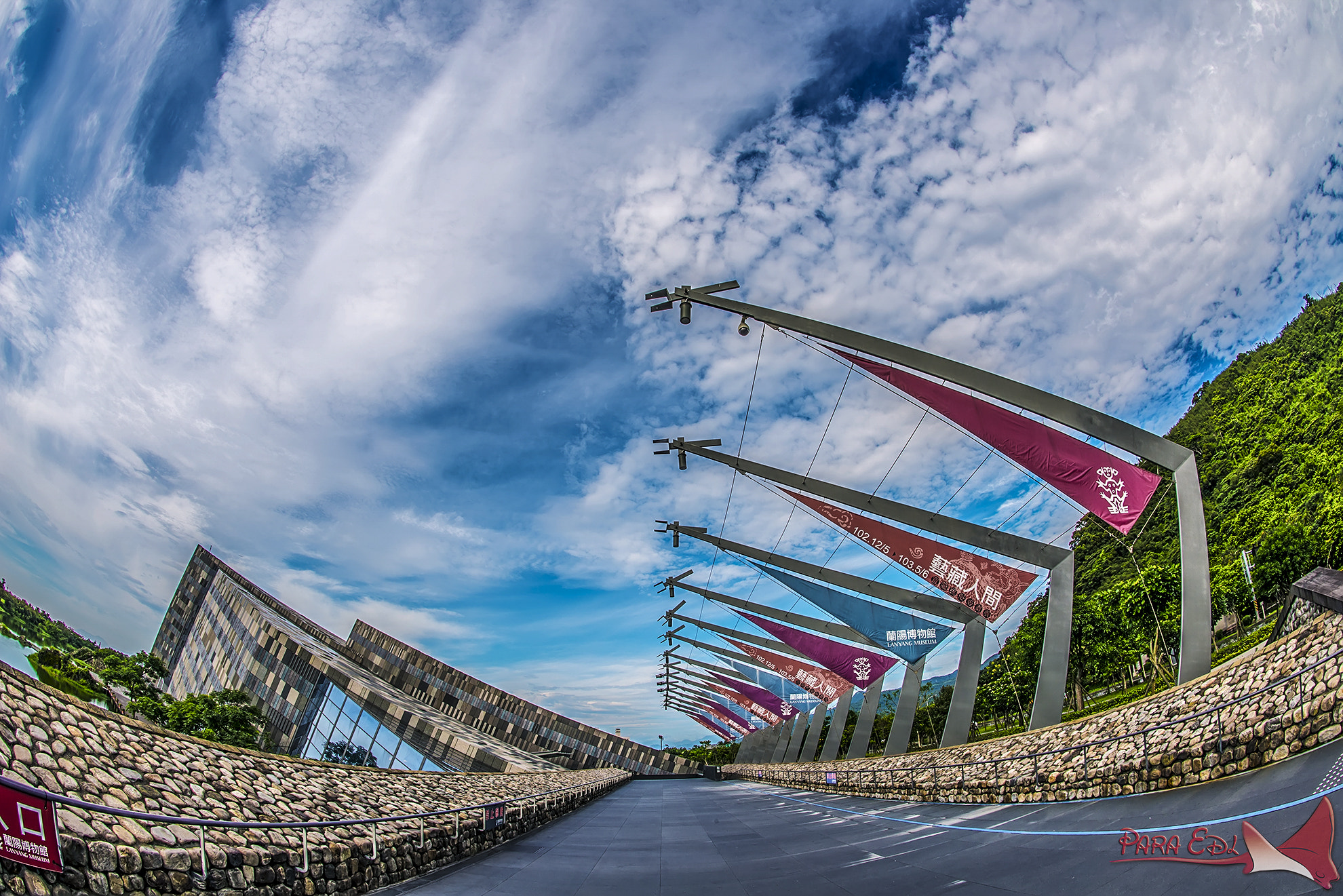 Nikon D800E + Nikon AF Fisheye-Nikkor 16mm F2.8D sample photo. Lan-yang museum photography