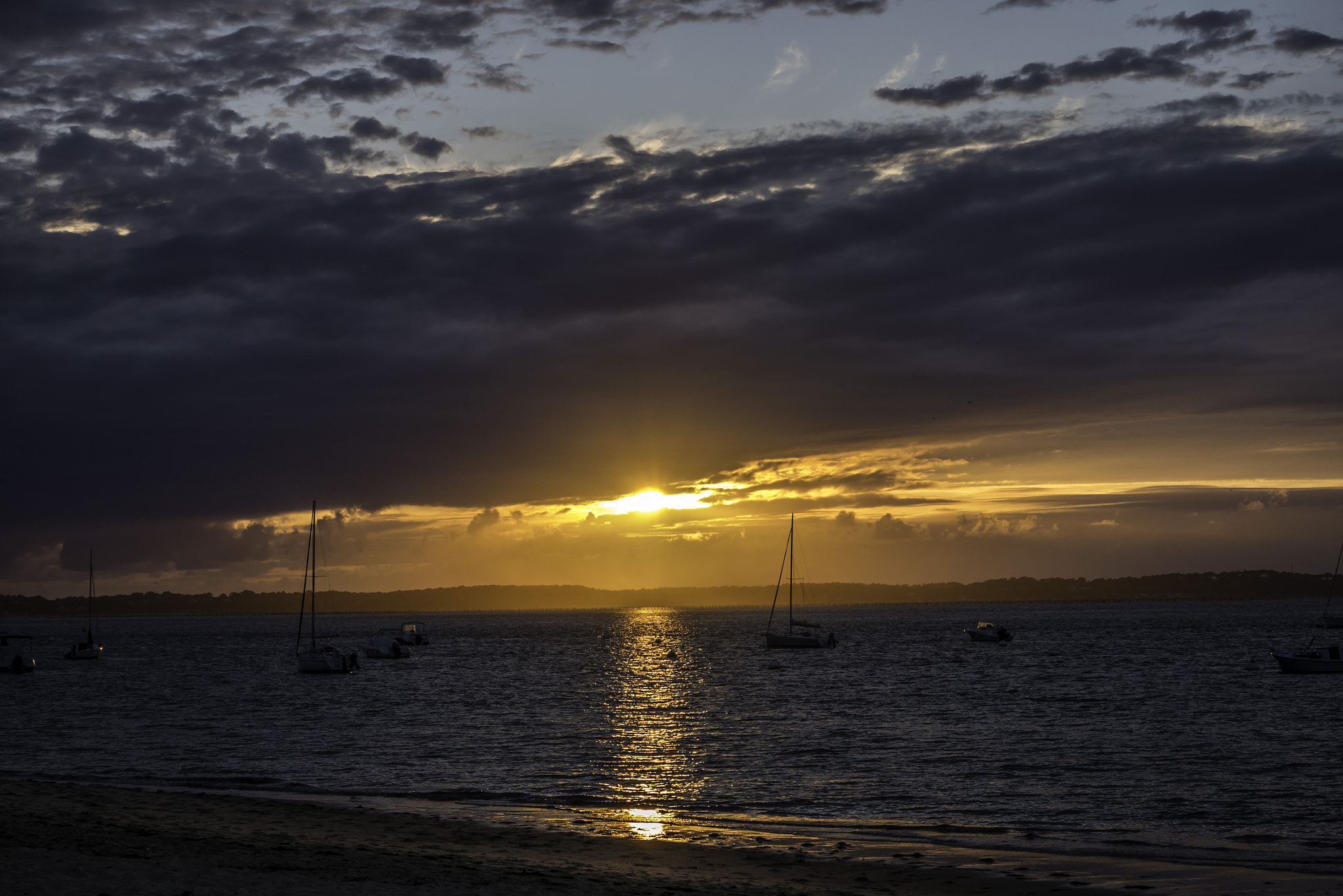 Panasonic Lumix DMC-GF7 sample photo. Arcachon sunset 2.0 photography