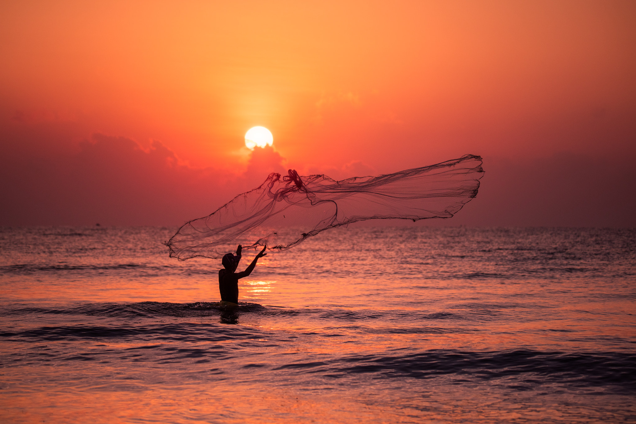 Tamron SP 150-600mm F5-6.3 Di VC USD sample photo. Sri lanka fisherman photography