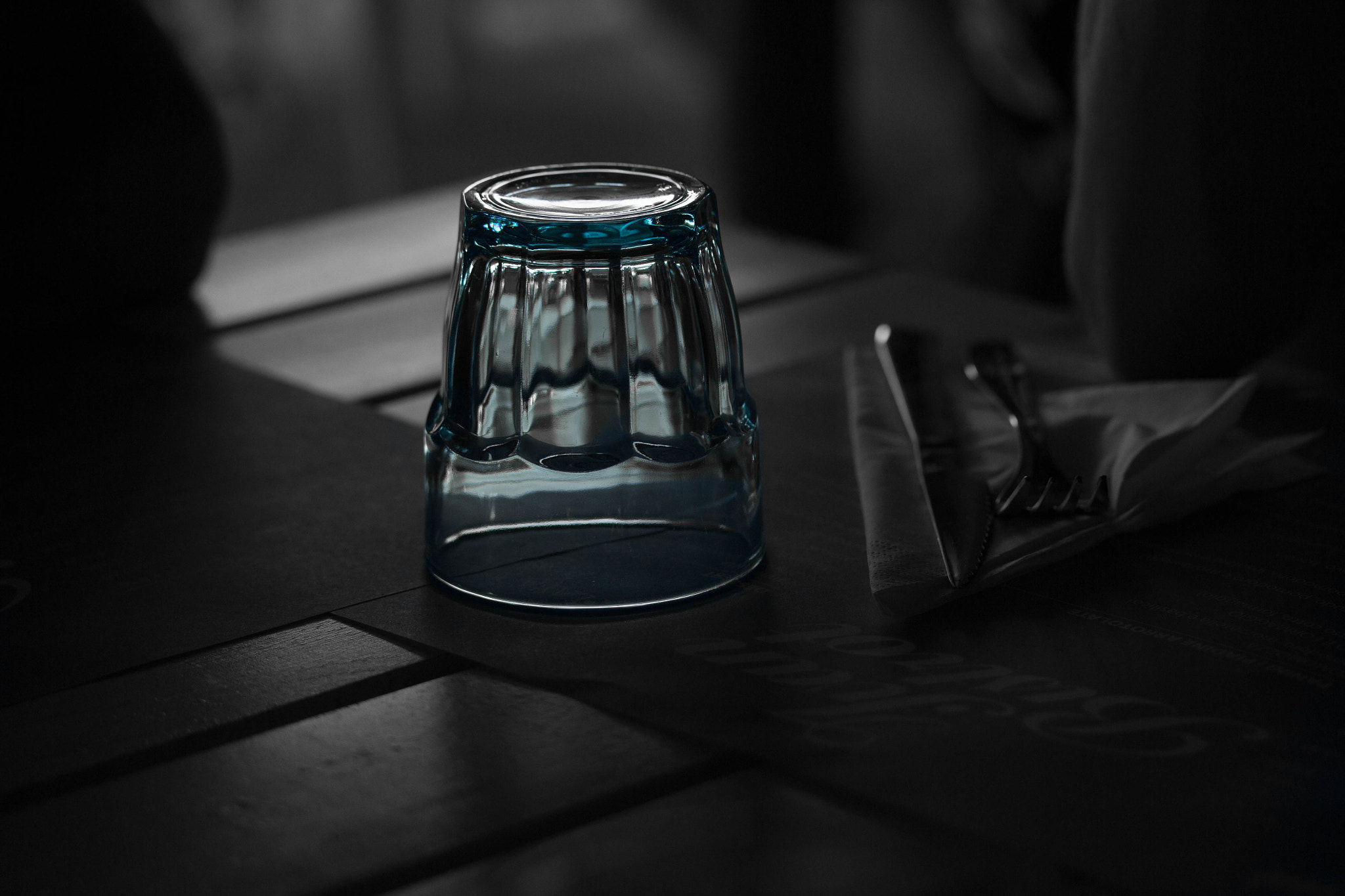 Canon EF-S 60mm F2.8 Macro USM sample photo. A blue glass photography