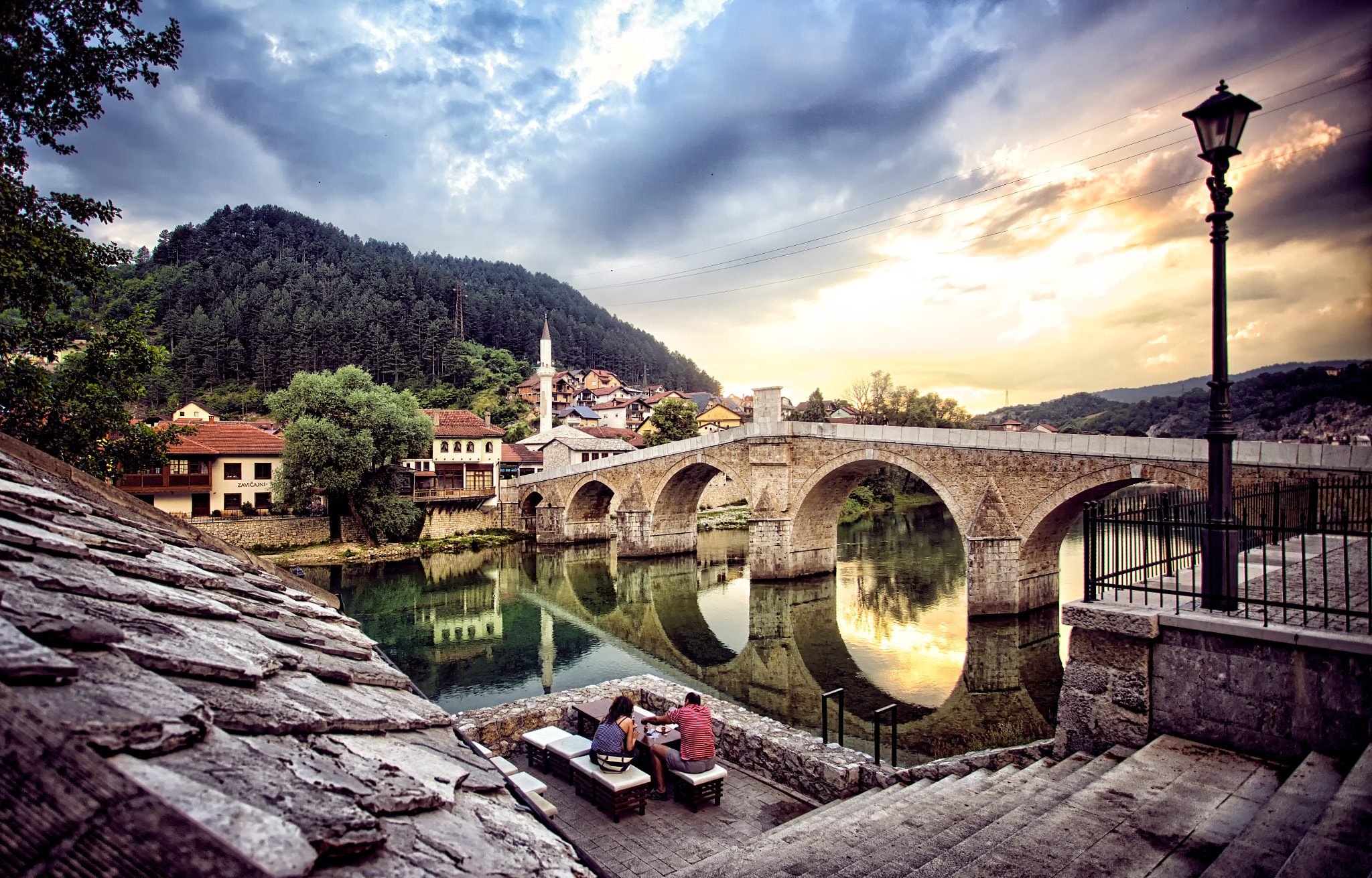 17.0 - 40.0 mm sample photo. Konjic - old ottoman bridge photography