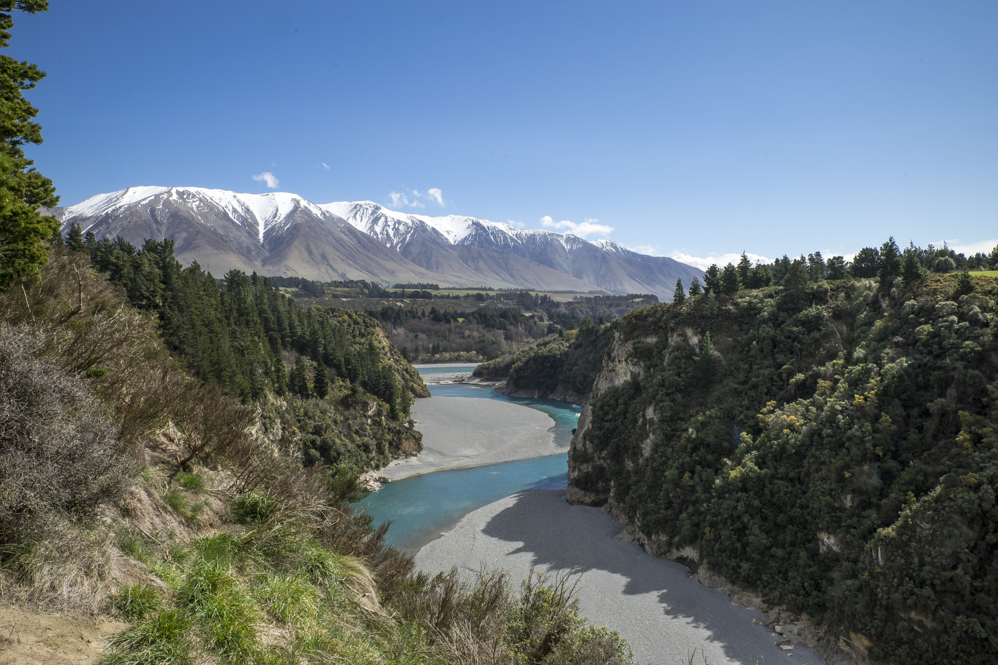 24-70mm F2.8-2.8 SSM sample photo. Rakaia gorge nz photography