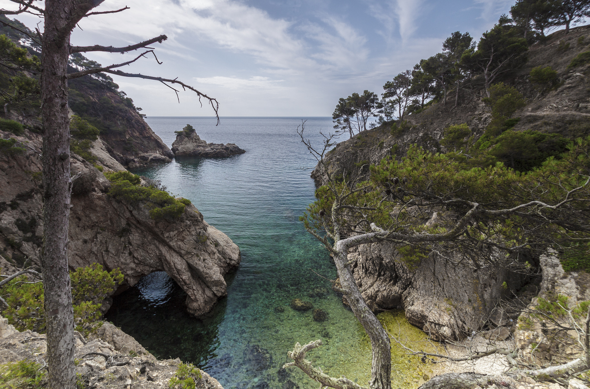 Sigma 10-20mm F3.5 EX DC HSM sample photo. Cala de la foradada (palamós) photography
