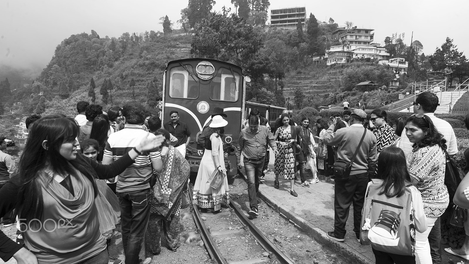 Nikon D3S sample photo. Darjeeling toy train photography