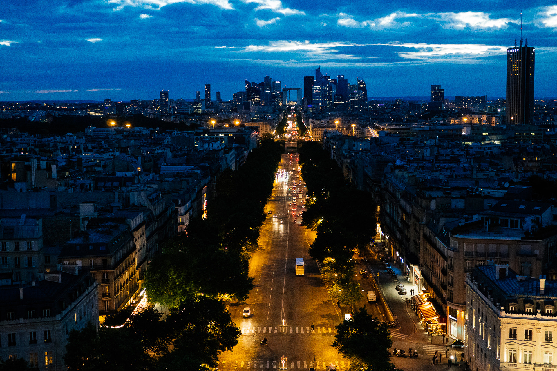 Sony a6300 + E 32mm F1.8 sample photo. View from the arc de triomphe photography