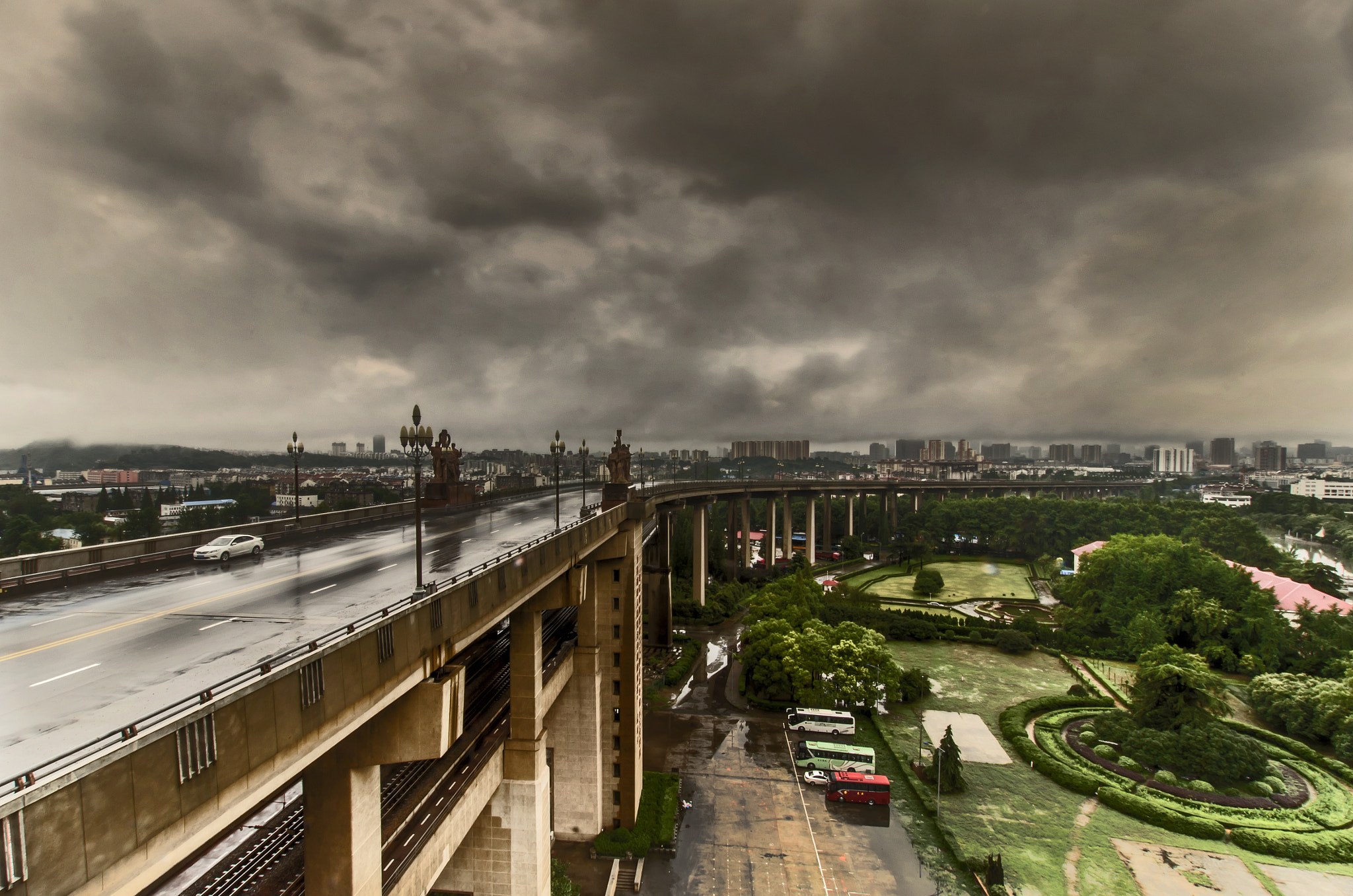 Sigma 10-20mm F3.5 EX DC HSM sample photo. Nanking yangtse river bridge photography
