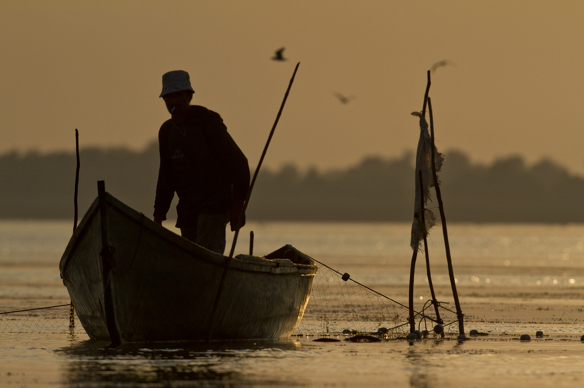 Canon EF 400mm F2.8L IS USM sample photo. Fisherman photography