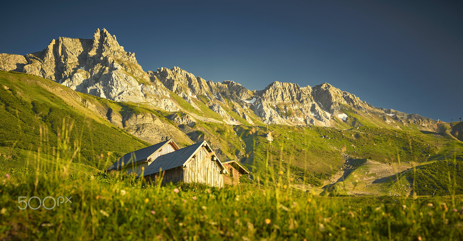 Schneider LS 80mm f/2.8 sample photo. Alps mountain photography