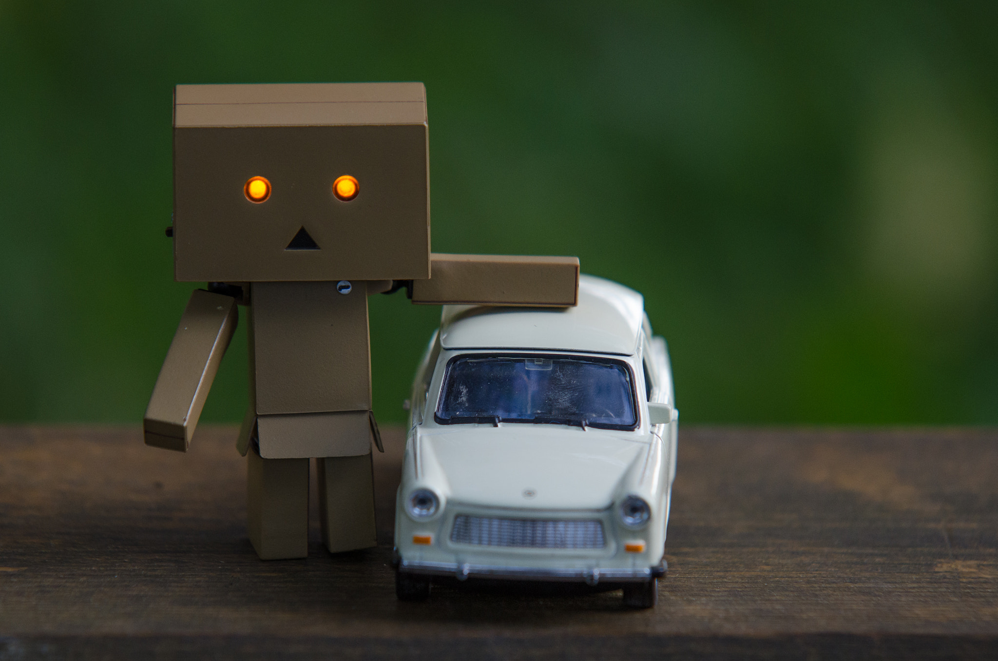 Nikon D7000 + Sigma APO 100-300mm F4 EX IF HSM sample photo. Danbo and trabant photography