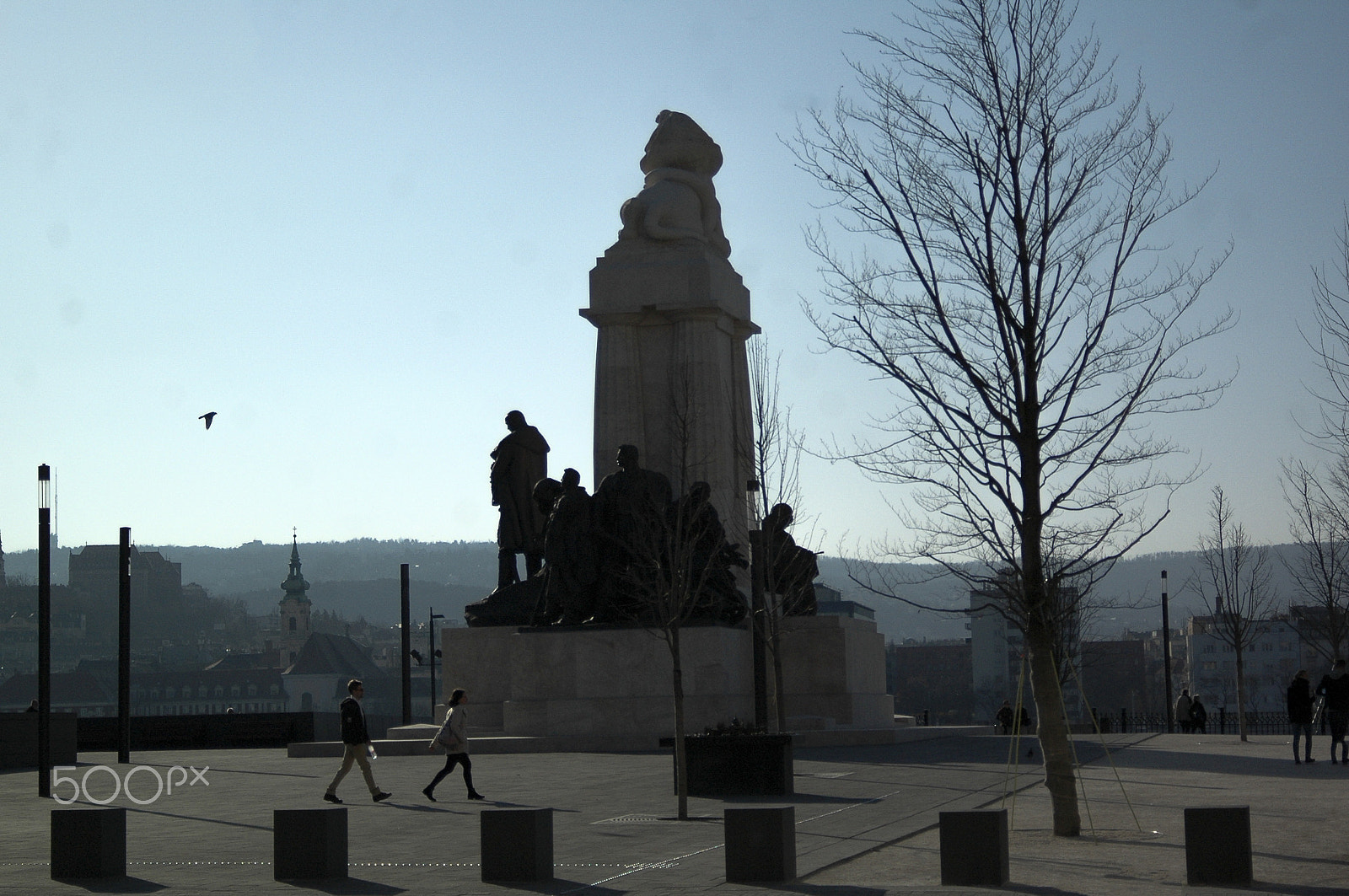 AF Zoom-Nikkor 28-80mm f/3.3-5.6G sample photo. Budapest square photography