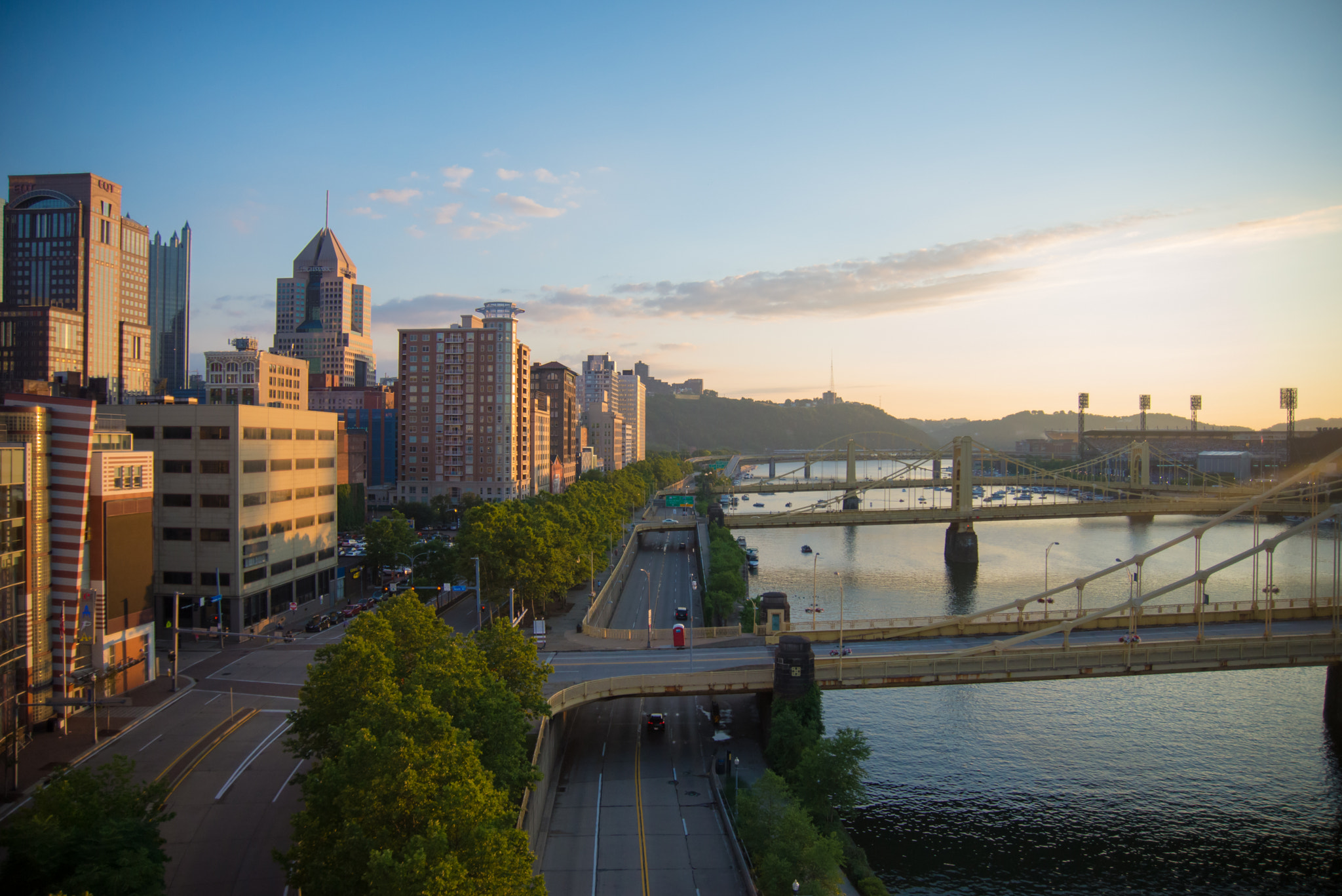 Nikon D600 sample photo. Allegheny sunset 3 photography