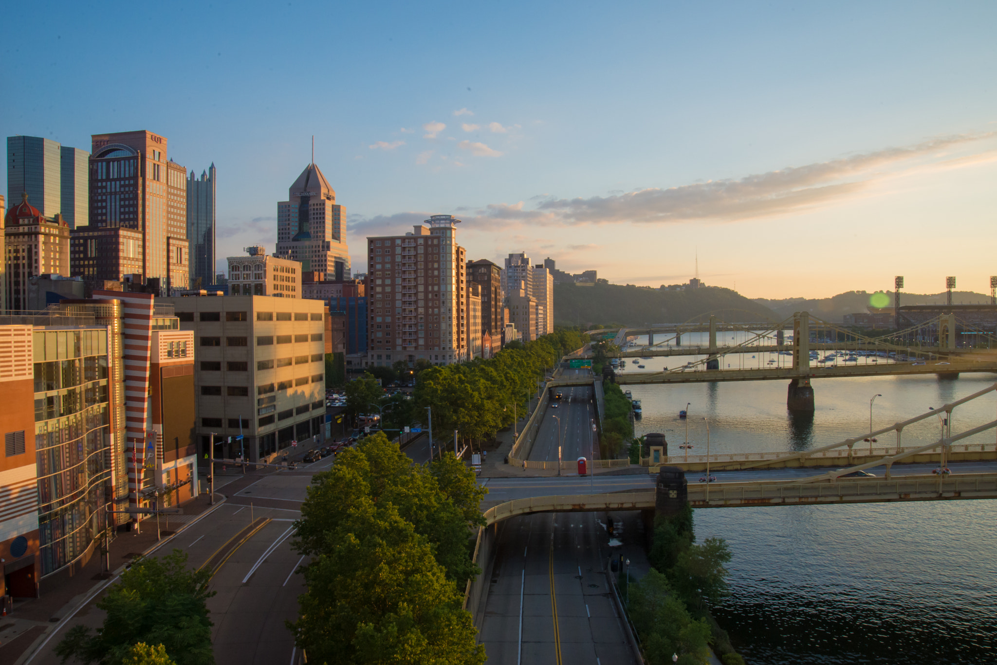 Nikon D600 sample photo. Allegheny sunset 2 photography