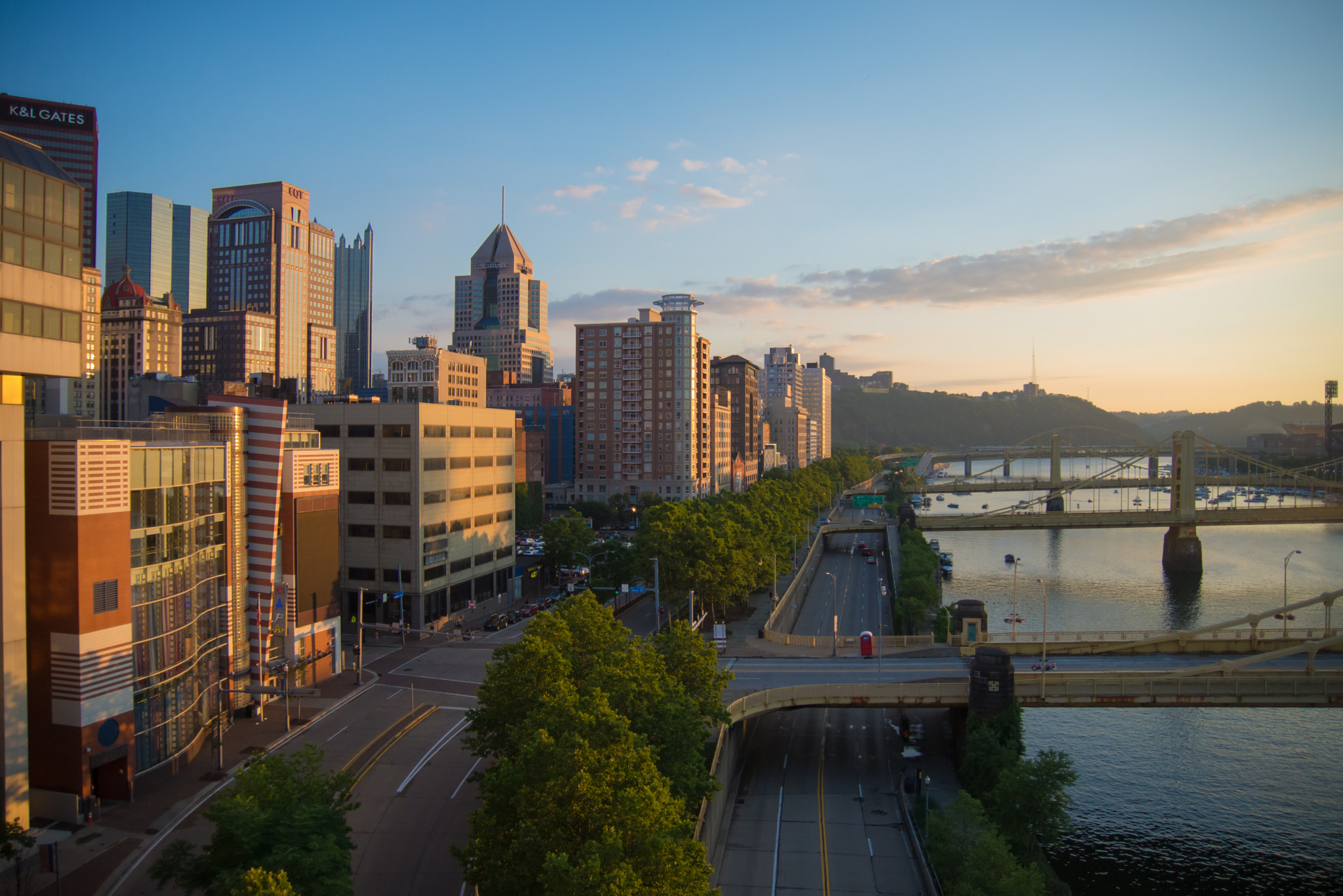Nikon D600 sample photo. Allegheny sunset 1 photography