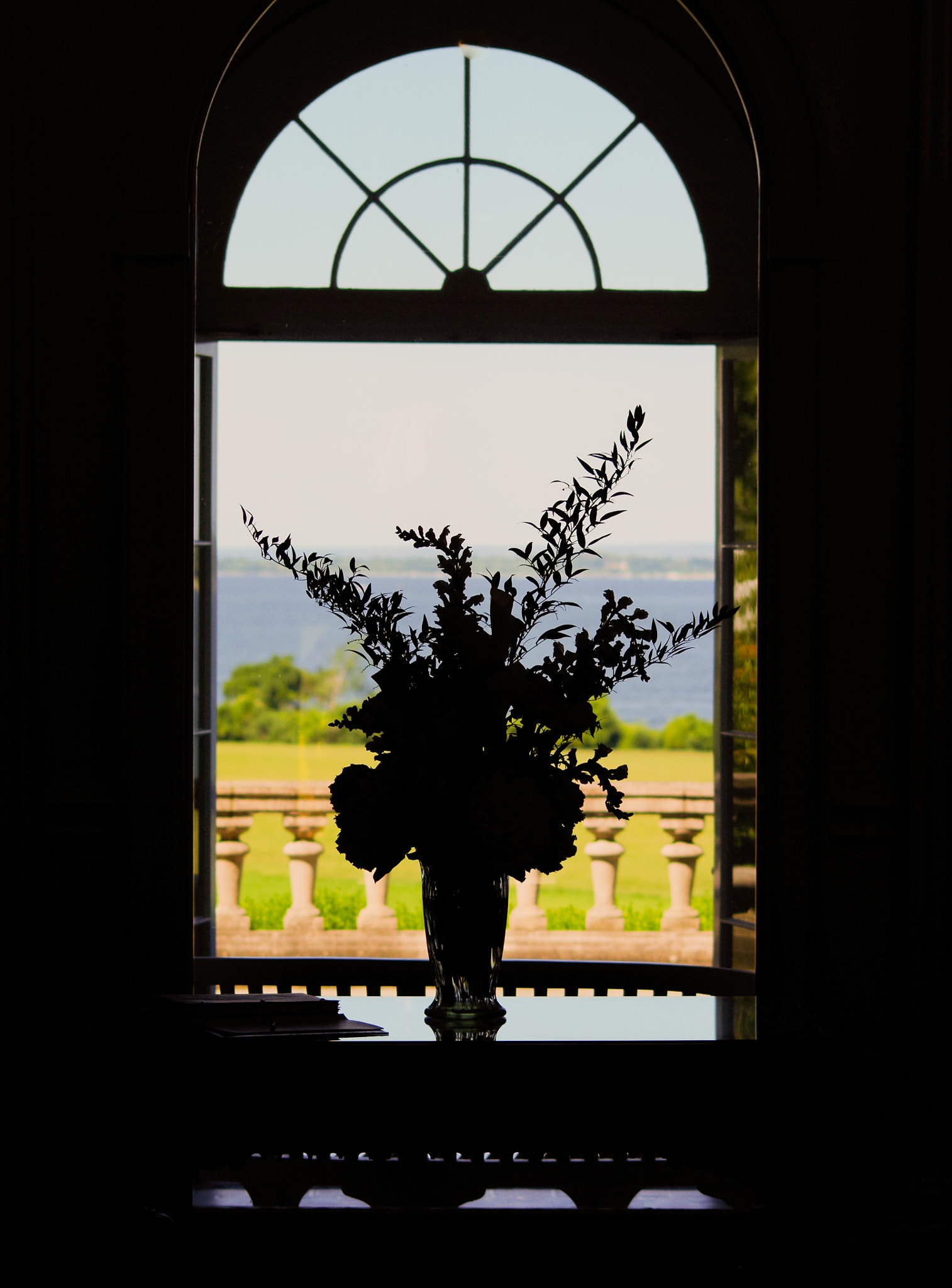 Pentax K-50 + Sigma sample photo. Flowery silhouette photography