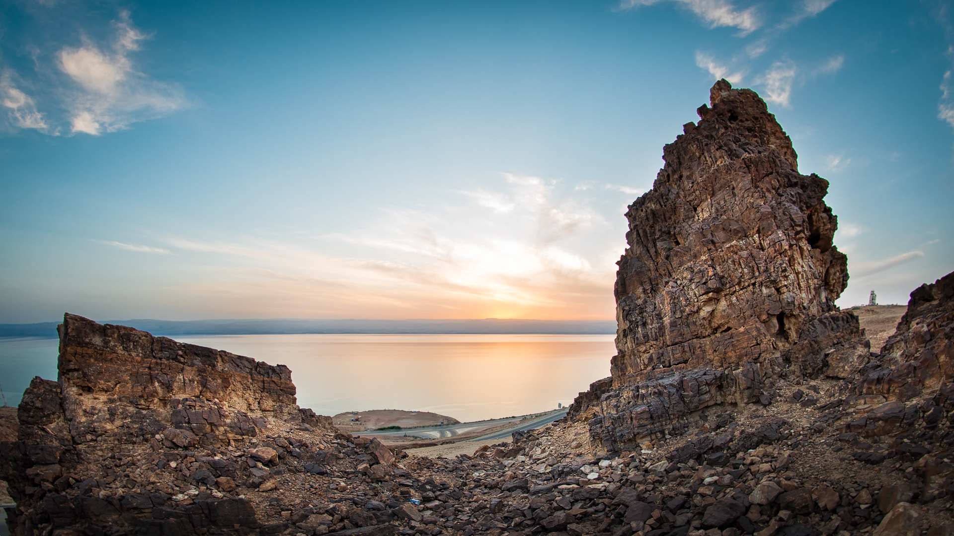 Nikon D800 + Samyang 8mm F3.5 Aspherical IF MC Fisheye sample photo. Magical dead sea photography