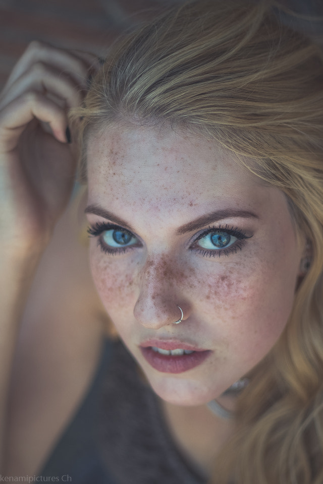 Canon EOS 7D Mark II + Canon EF 50mm F1.8 II sample photo. Freckles photography