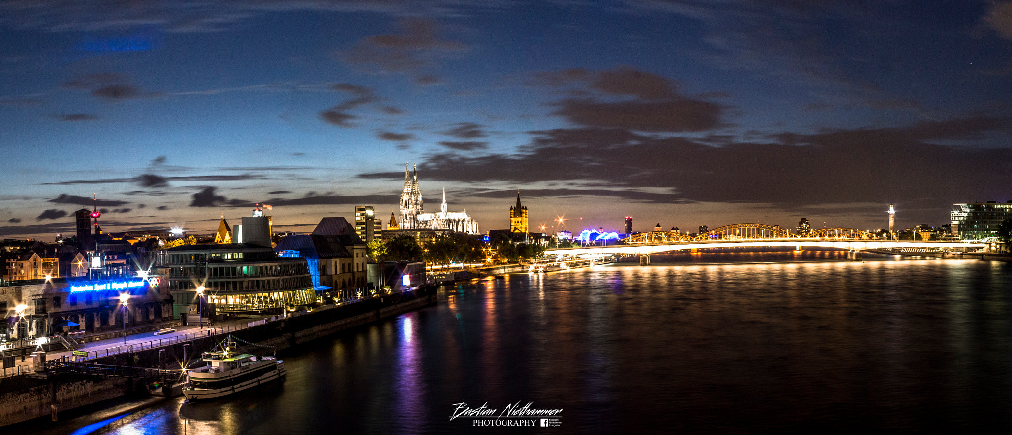 Sony SLT-A77 + Minolta AF 24mm F2.8 sample photo. Pano cologne harbor photography