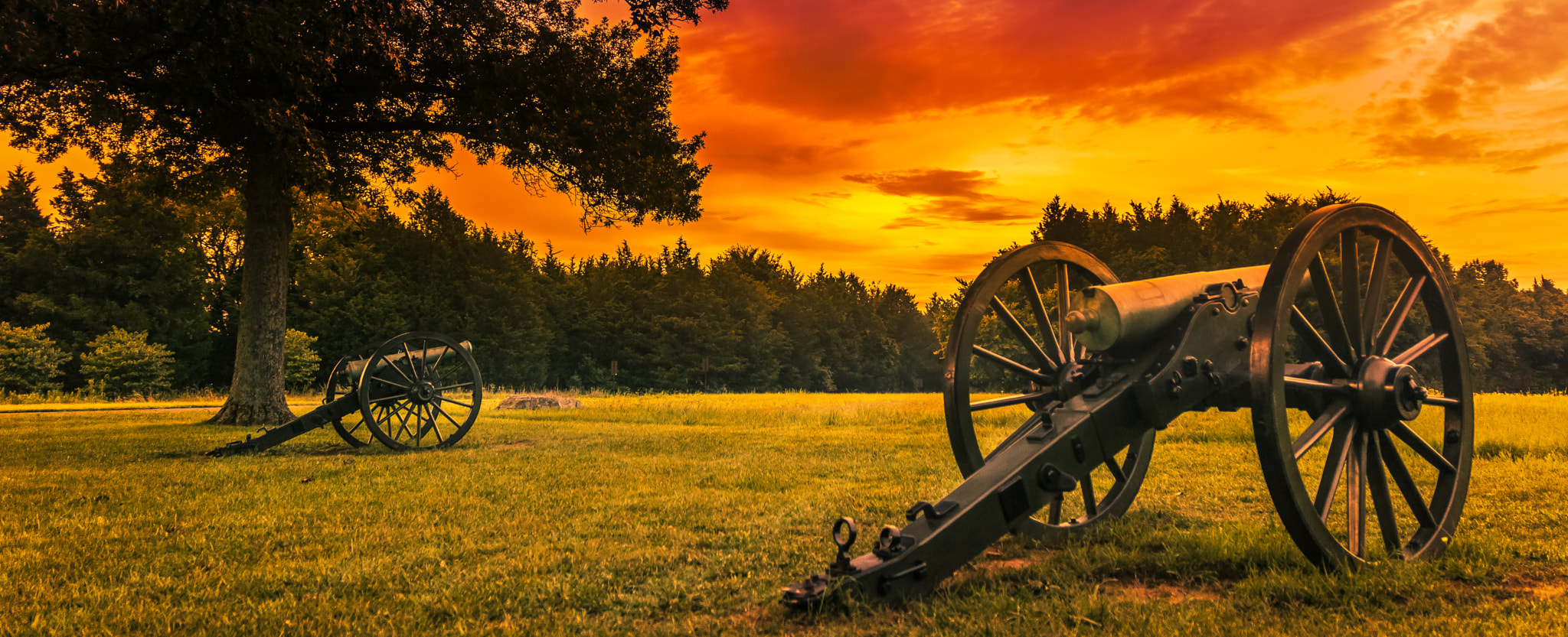 Canon EOS 760D (EOS Rebel T6s / EOS 8000D) sample photo. Civil war canon sunrise photography