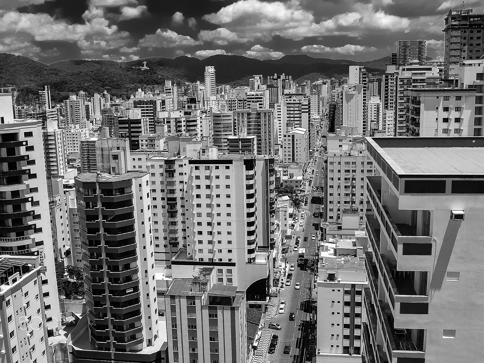 Fujifilm FinePix V10 sample photo. View of the city balneario camboriu photography