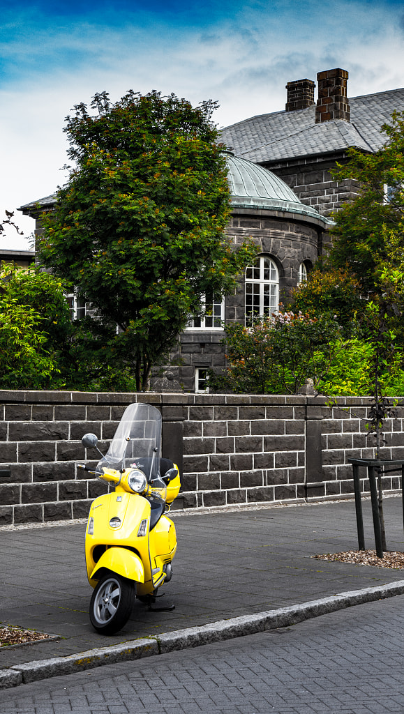 Vespa in Reykjavik by Marc Salm on 500px.com