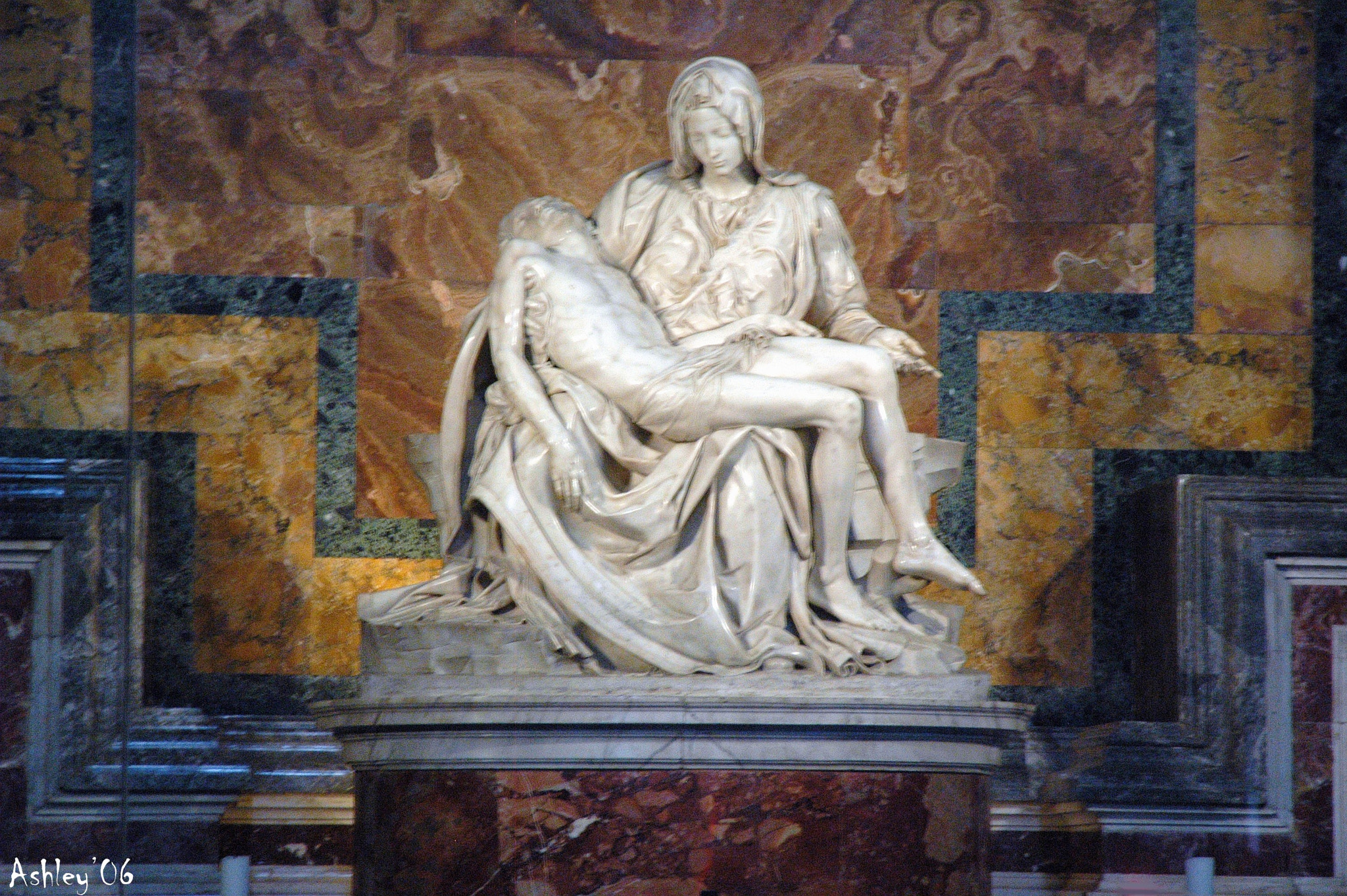 Nikon D70 sample photo. Pieta in rome italy photography
