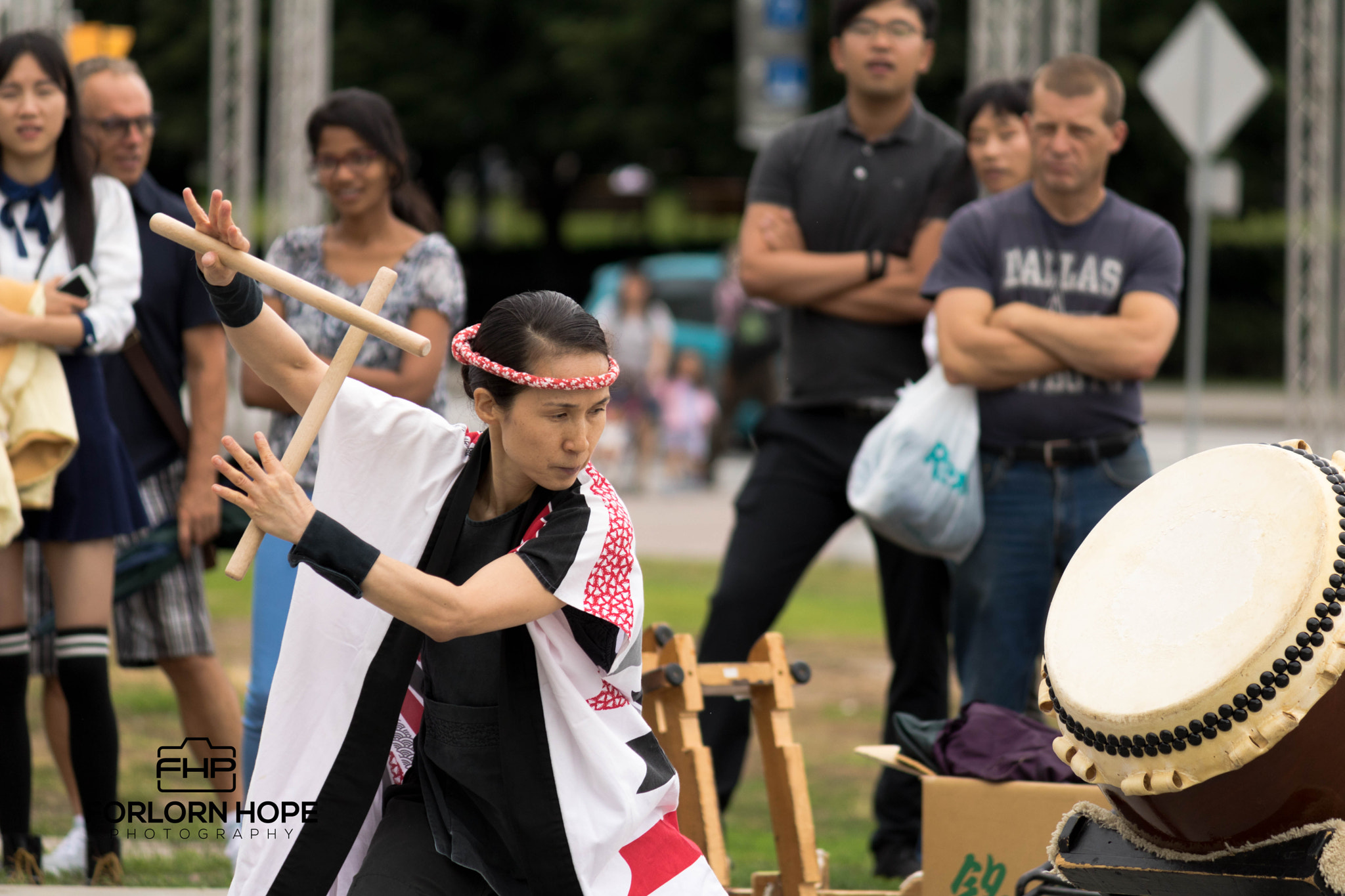 Canon EF-S 55-250mm F4-5.6 IS sample photo. Ota wa taiko photography