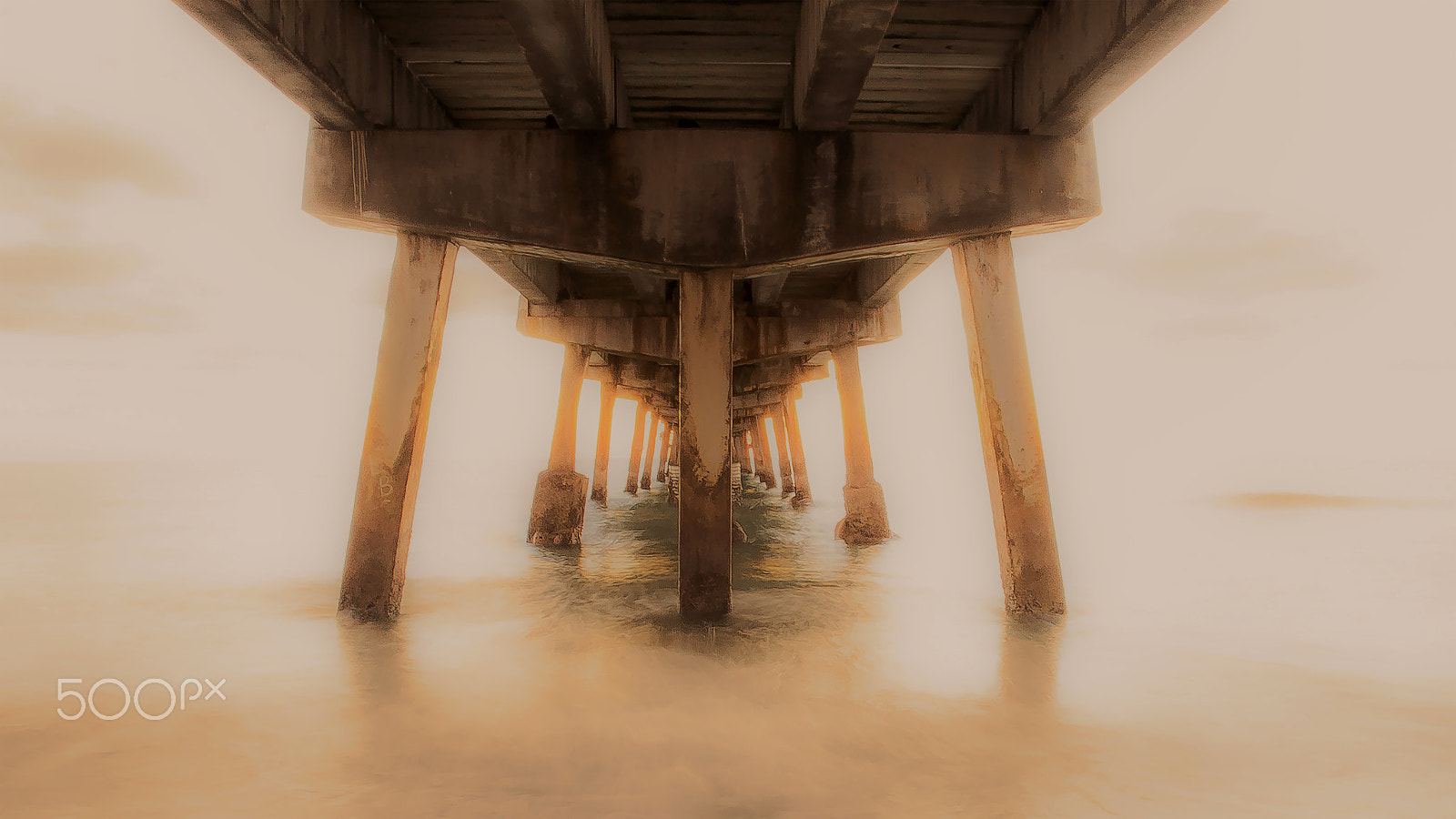Nikon D600 sample photo. Under ft lauderdale pier photography