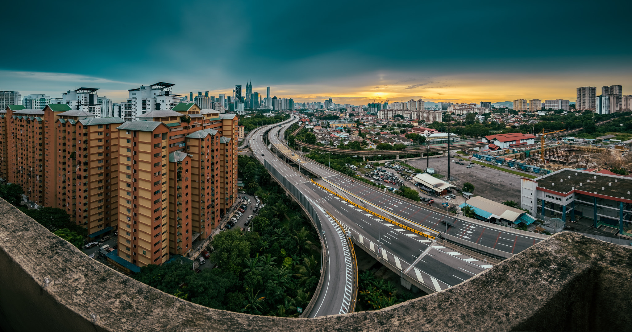 Samyang 12mm F2.8 ED AS NCS Fisheye sample photo. Kuala lumpur cityscape photography