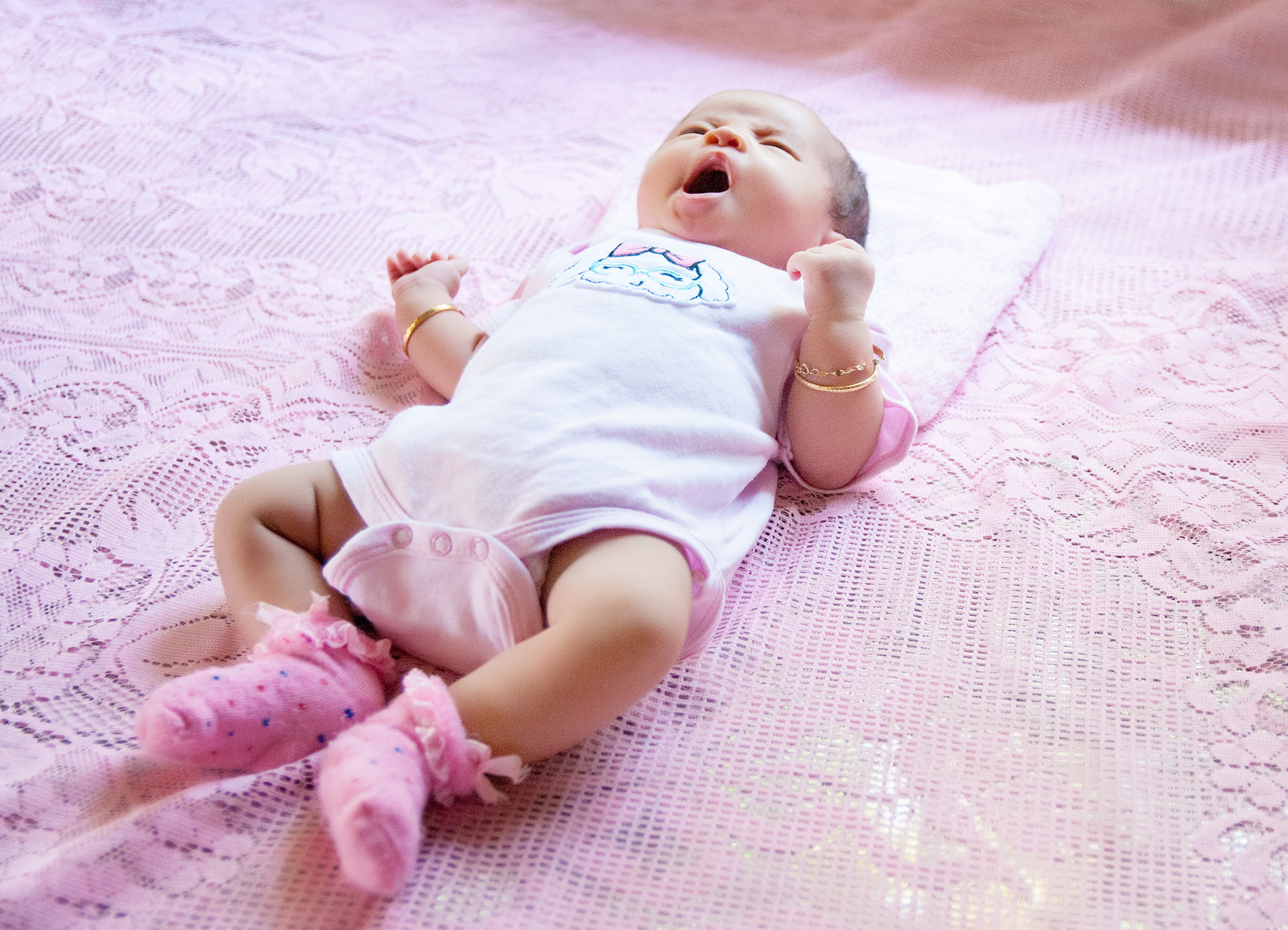 Nikon D300S + Sigma 17-50mm F2.8 EX DC OS HSM sample photo. Baby 1 month photography