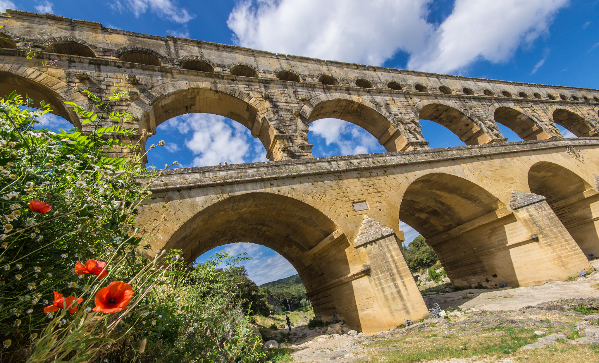 Minolta AF 28-80mm F3.5-5.6 II sample photo. Pont du gard photography