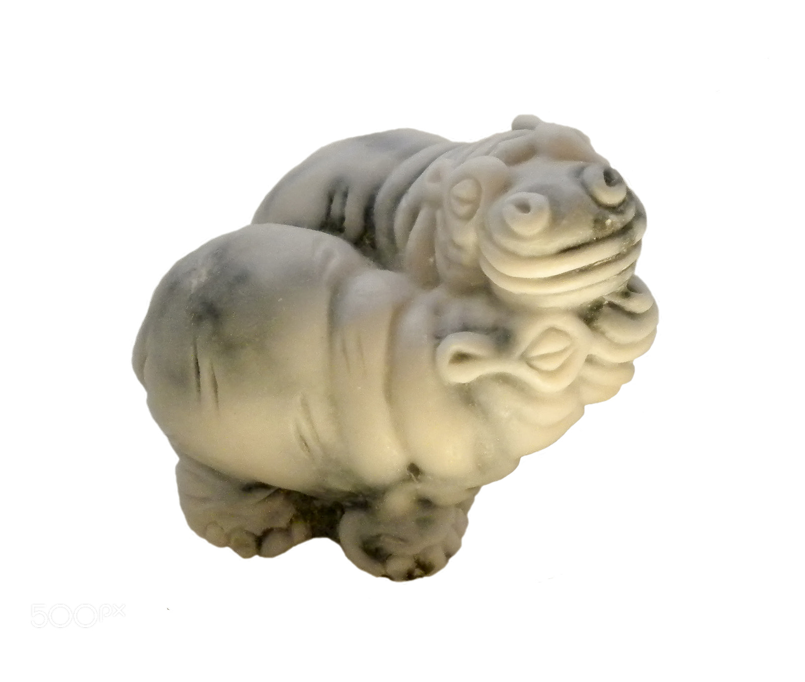 Nikon COOLPIX S203 sample photo. Marble hippo photography